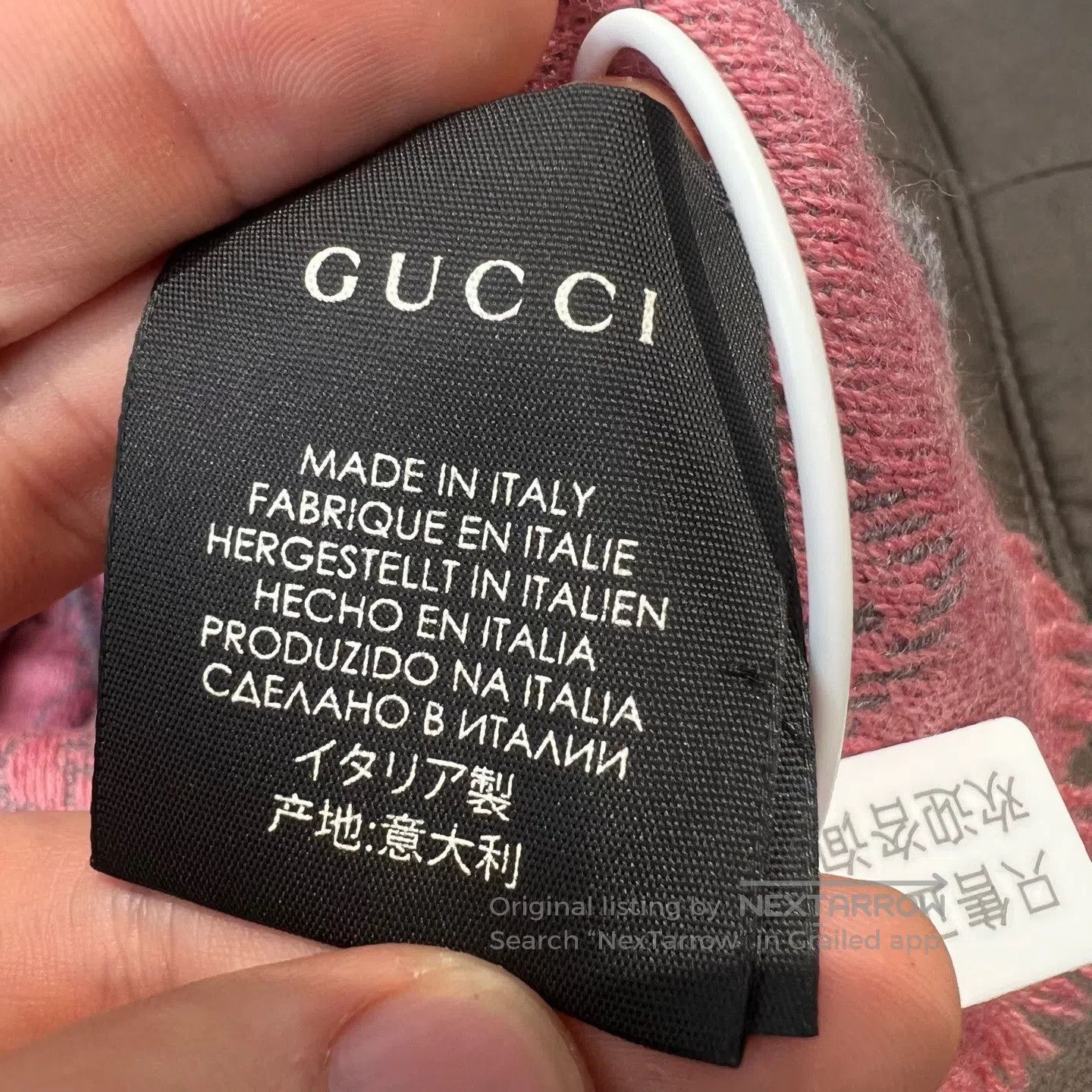 Gucci Guicci Pink scarf Size ONE SIZE - 4 Thumbnail