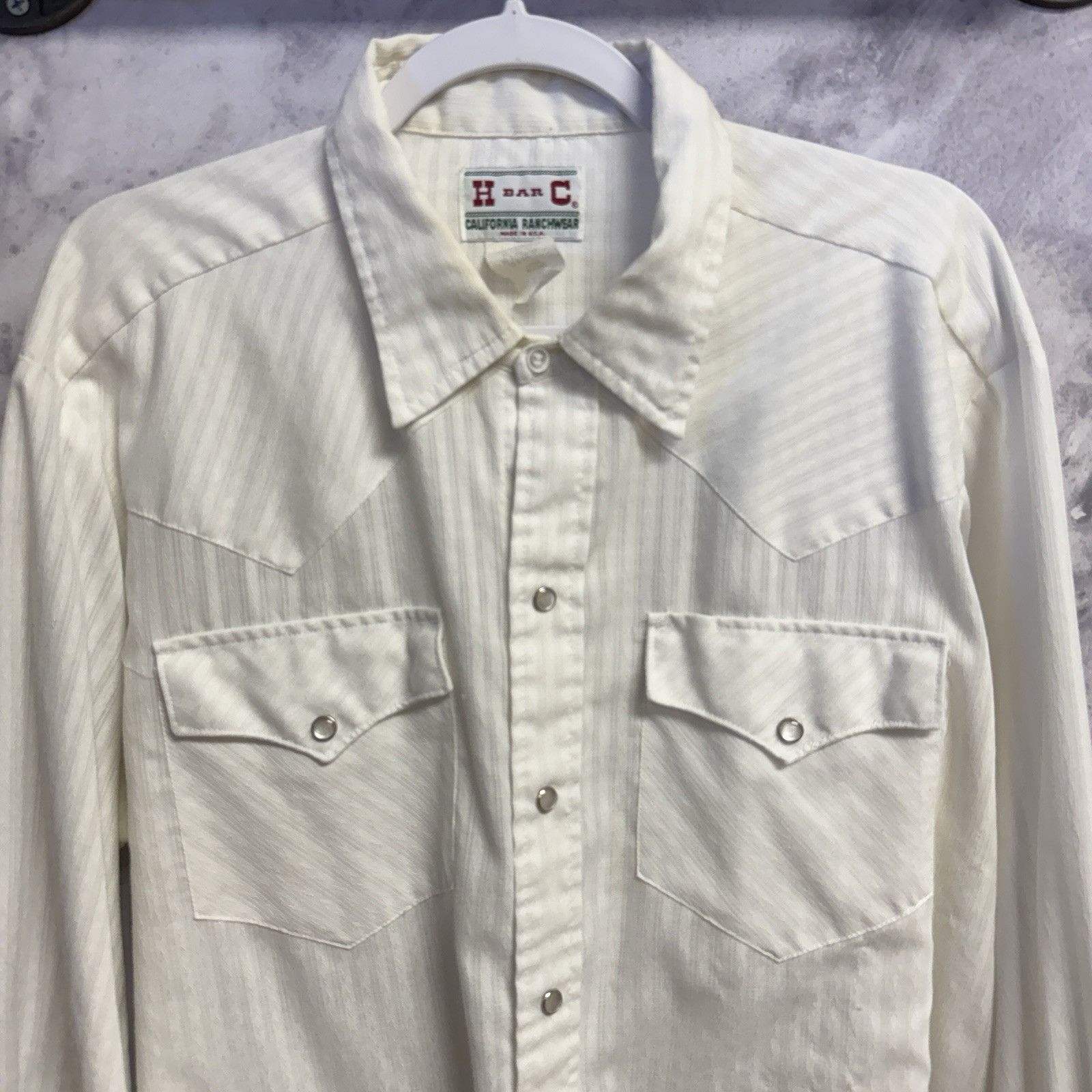 Vintage Vintage H Bar C California Ranchwear Pearl Snap Shirt Mens 2 Size US XXL / EU 58 / 5 - 3 Thumbnail