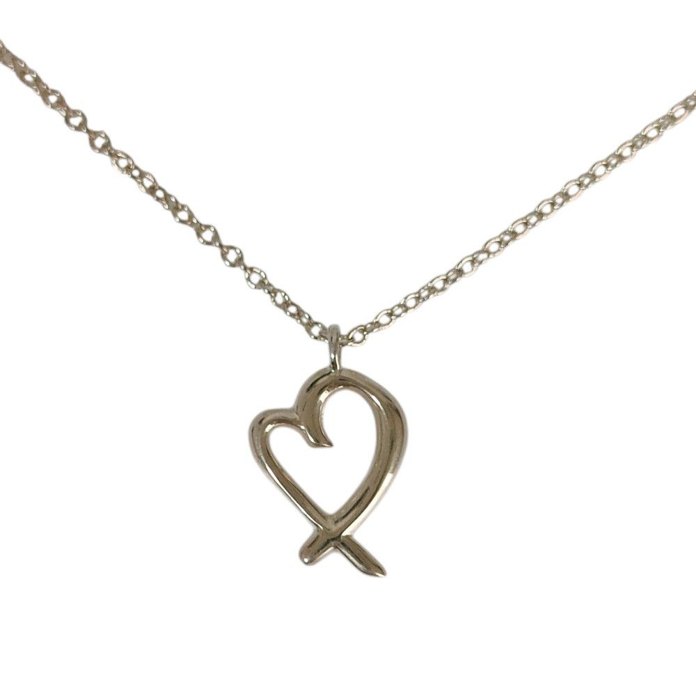 Tiffany & Co. Tiffany & Co. Tiffany & Co Paloma Picasso 925 Silver Loving Heart Pendant Necklace Precious Metal Necklace DUTY FREE for USA Size ONE SIZE - 1 Thumbnail