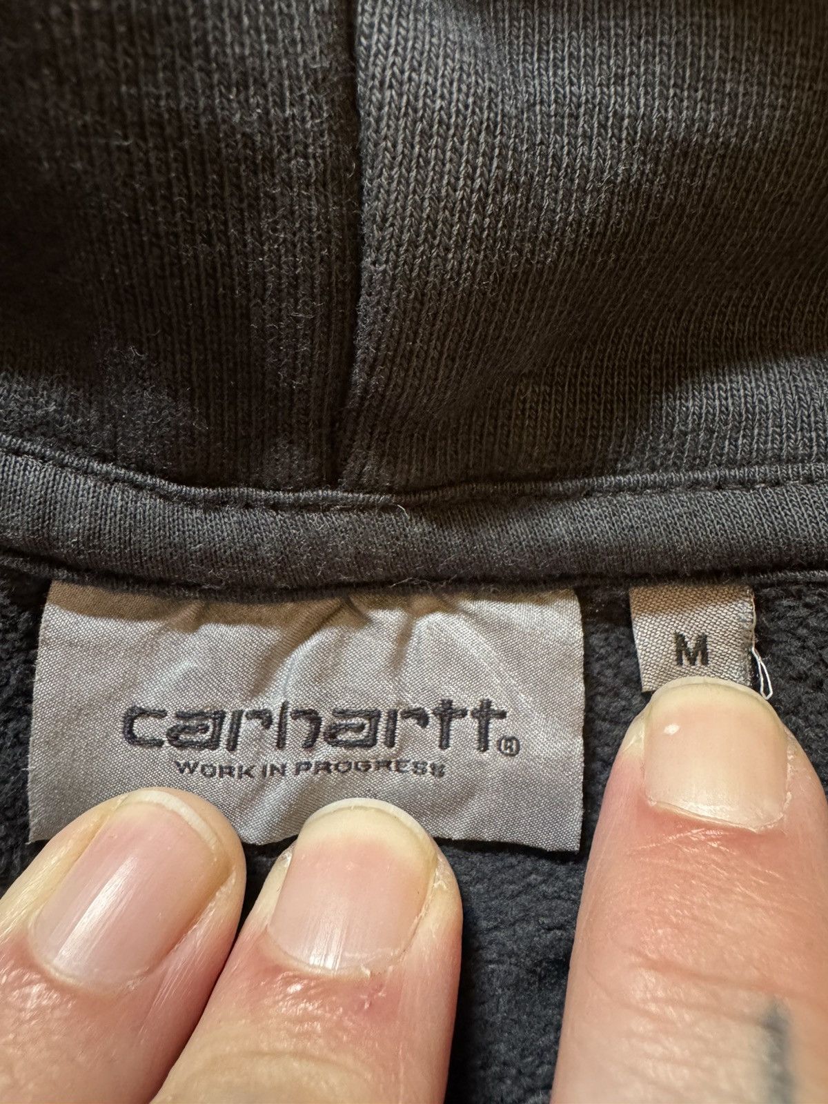 Carhartt Wip Carhartt WIP Faded Black Pullover Hoodie Size US M / EU 48-50 / 2 - 8 Thumbnail