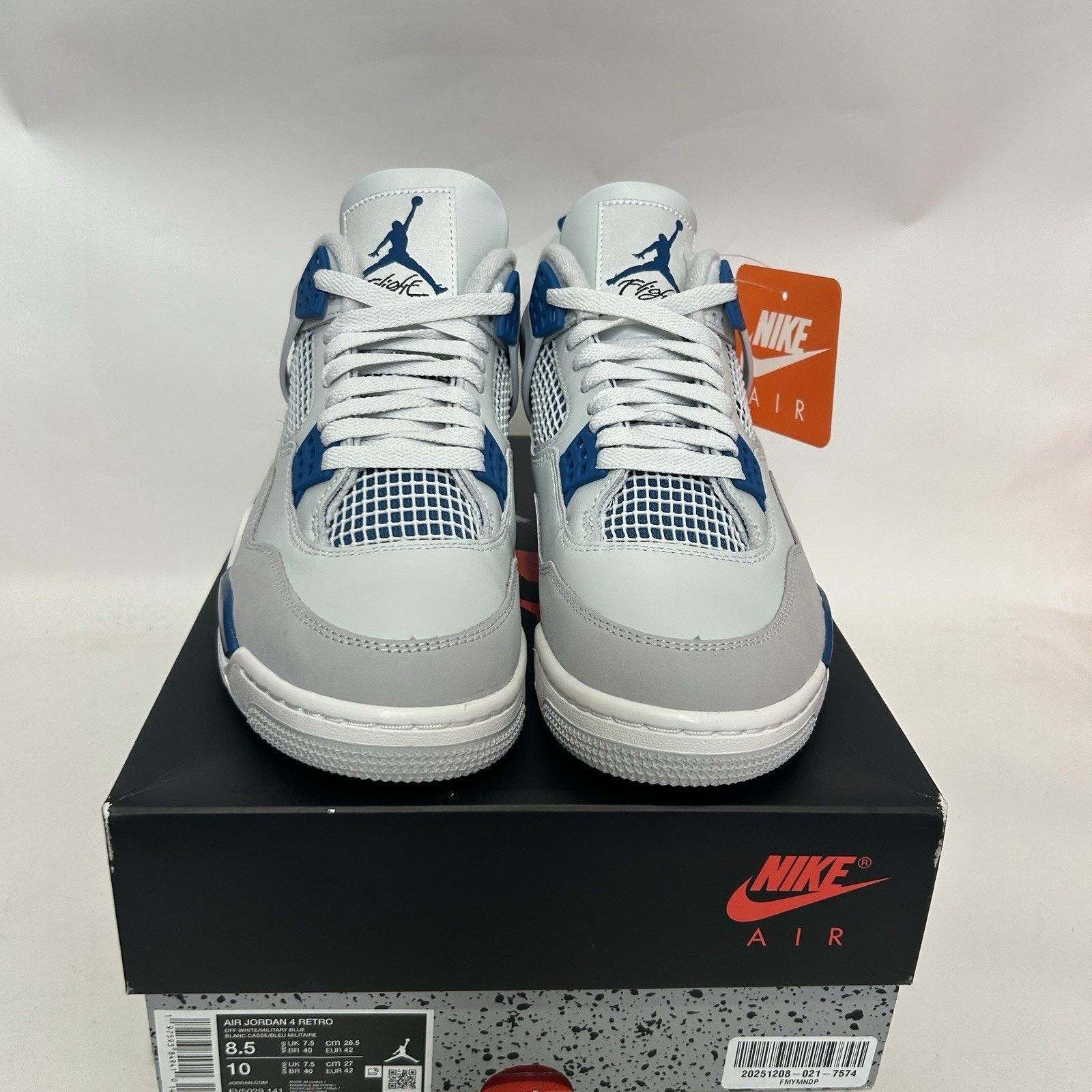 Jordan Brand Nike Air Jordan 4 Retro OG “Military Blue” FV5029-141 Size US 8.5 / EU 41-42 - 2 Thumbnail
