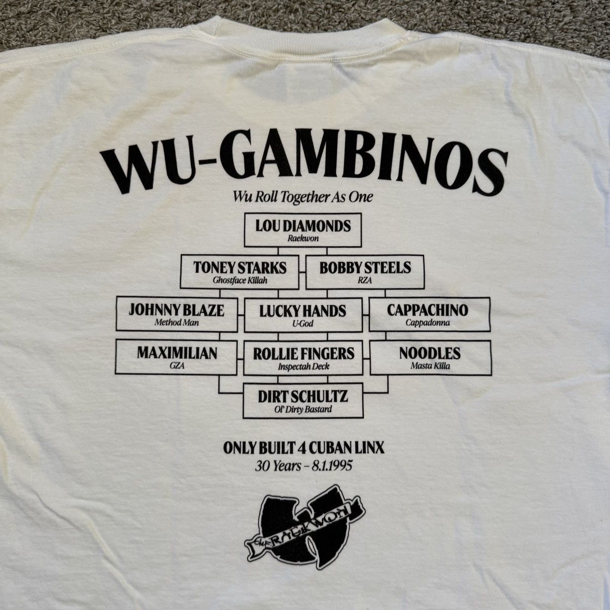 Wu-Tang Clan 🔴Wu-Tang Shirt Size 2XL Raekwon Wu Gambinos Authentic Gza Size US XXL / EU 58 / 5 - 2 Thumbnail