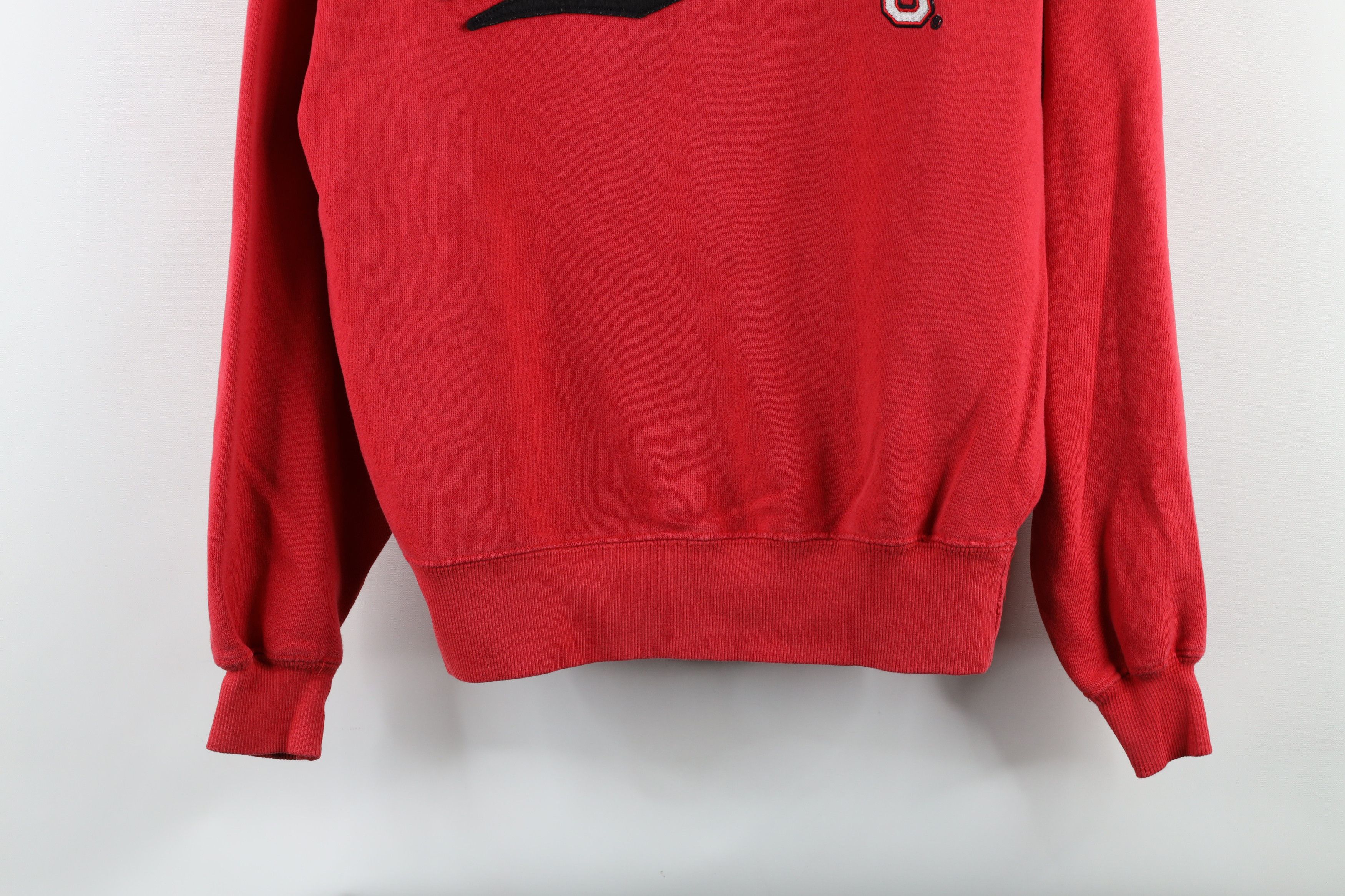 Vintage Vintage 90s Out Script Ohio State University Sweatshirt Red Size US M / EU 48-50 / 2 - 3 Thumbnail