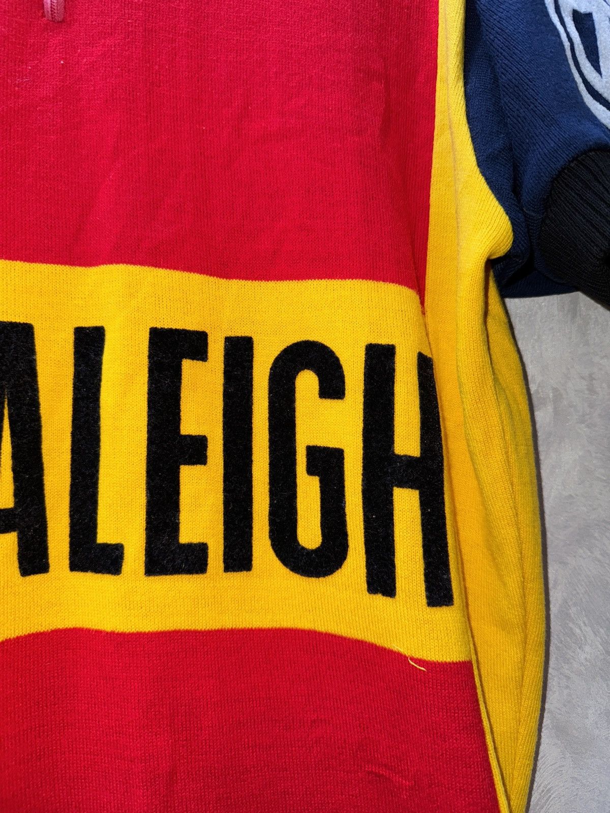 Vintage TI RALEIGH TEAM PAXAR CYCLING JERSEY 1980s RARE VINTAGE Size US L / EU 52-54 / 3 - 3 Thumbnail