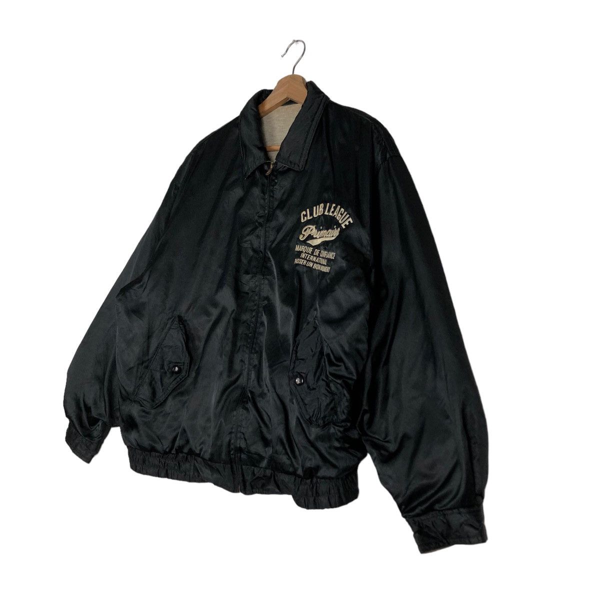 Japanese Brand 🔥Vtg Reversible Bomber Jacket Club League Sports Big Logo Size US L / EU 52-54 / 3 - 2 Thumbnail