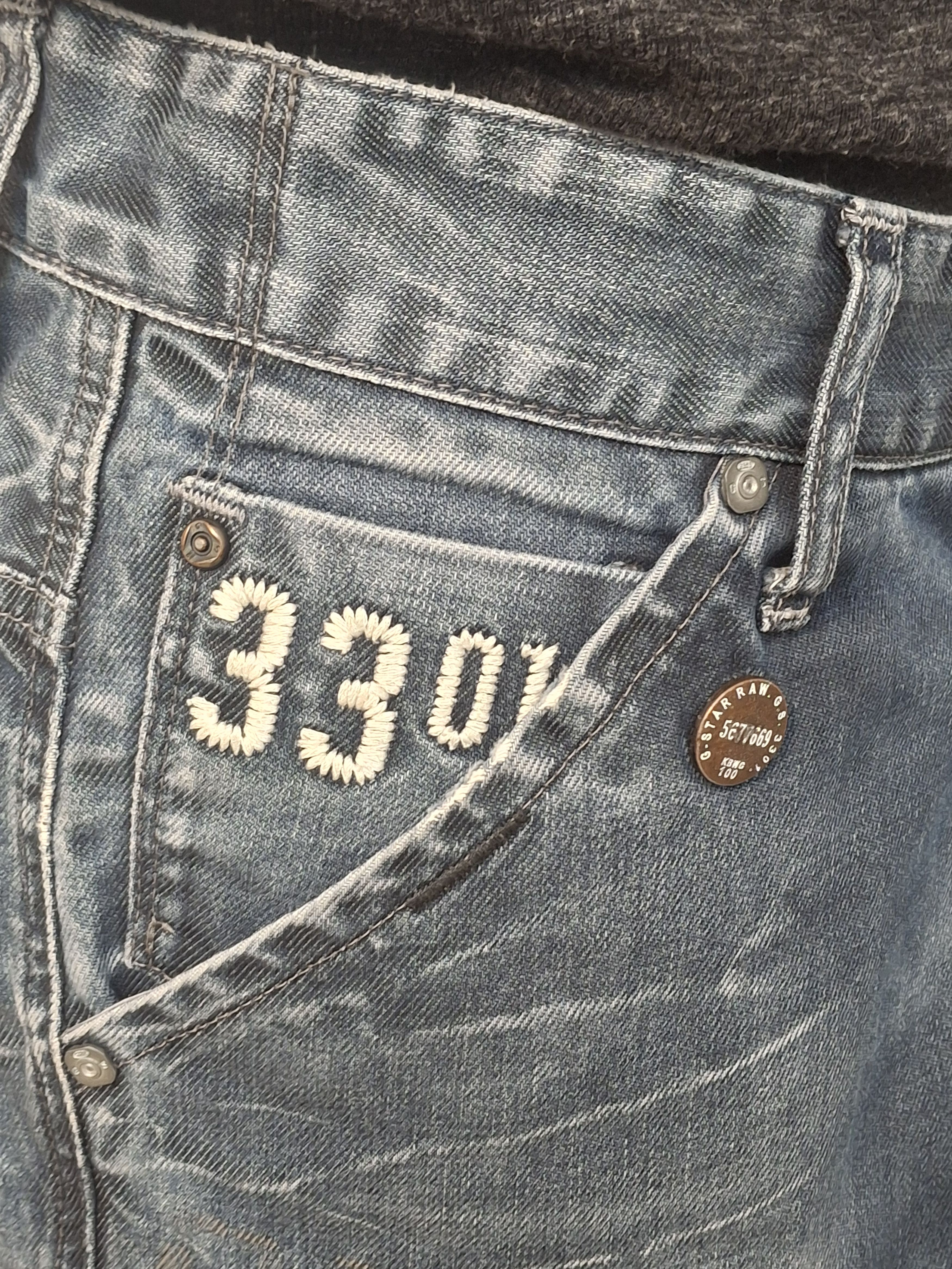 G-Star G-Star RAW Archive Y2K Reworked Denim Maxi Skirt 33" Size 33" - 10 Thumbnail