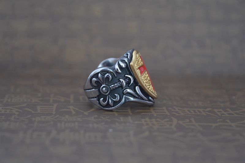 Jewelry Cross Crazy Jewelry Rings Open Size Chrome Ring (Size 7-13) Size ONE SIZE - 4 Thumbnail