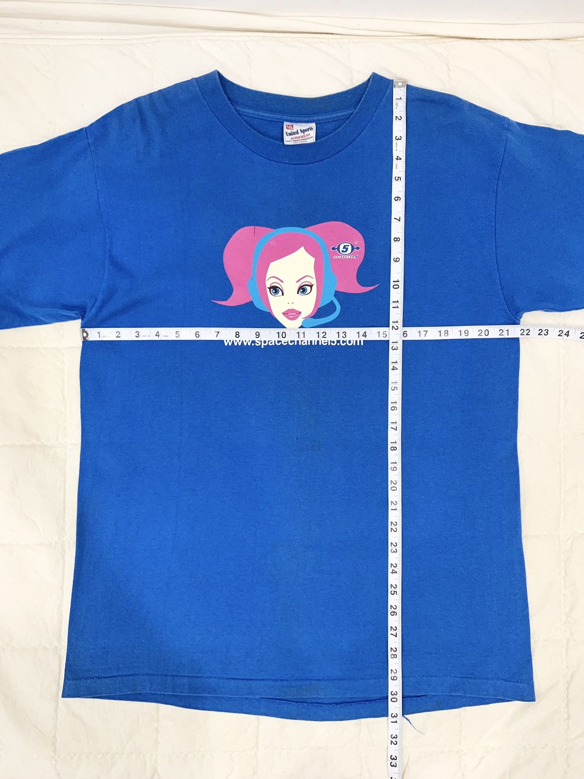 Anime Vintage 1999 Sega Video Game Space Channel 5 Size US L / EU 52-54 / 3 - 24 Thumbnail