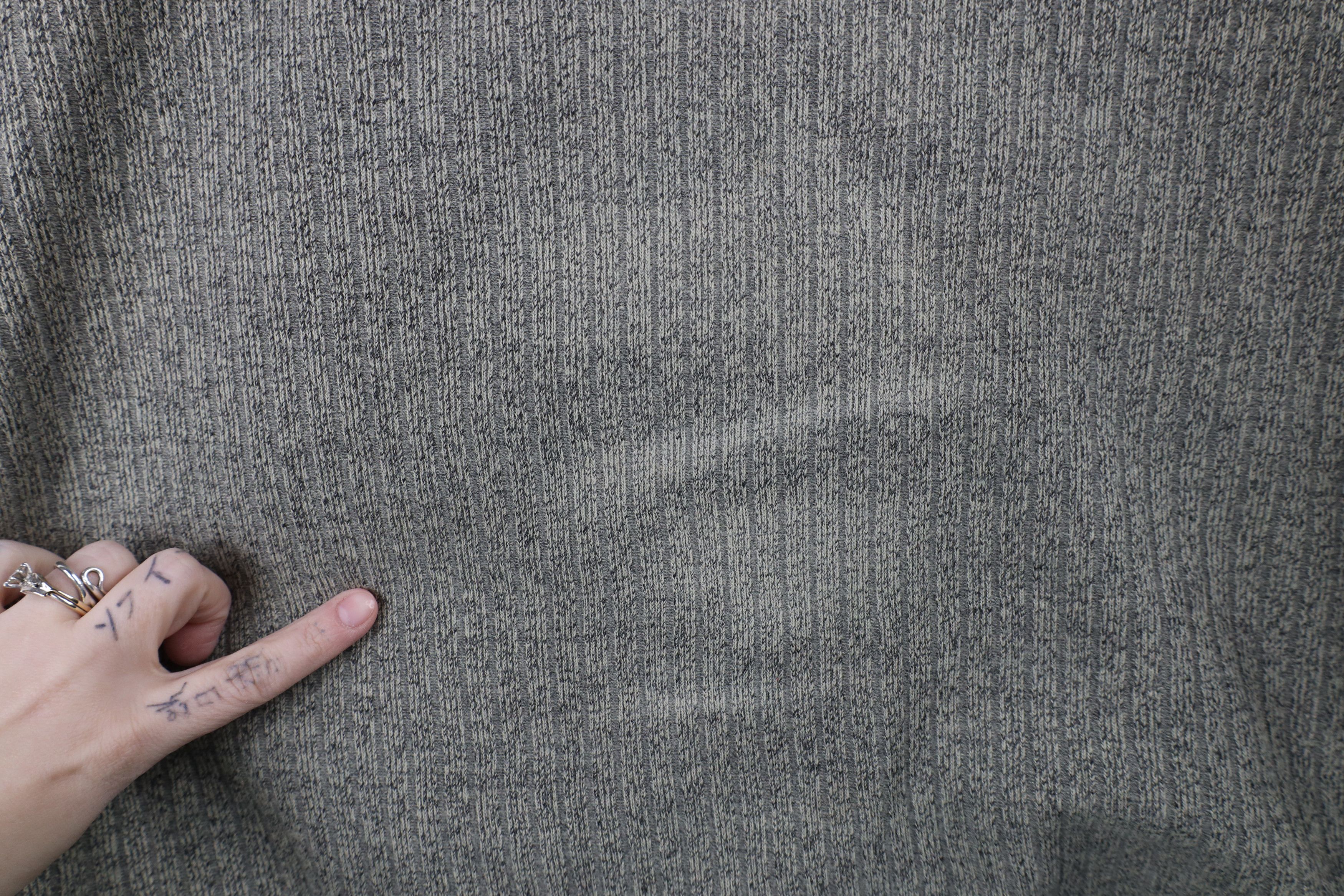 Vintage Vintage 90s Streetwear Ribbed Knit Long Sleeve T-Shirt Gray Size US XL / EU 56 / 4 - 5 Thumbnail