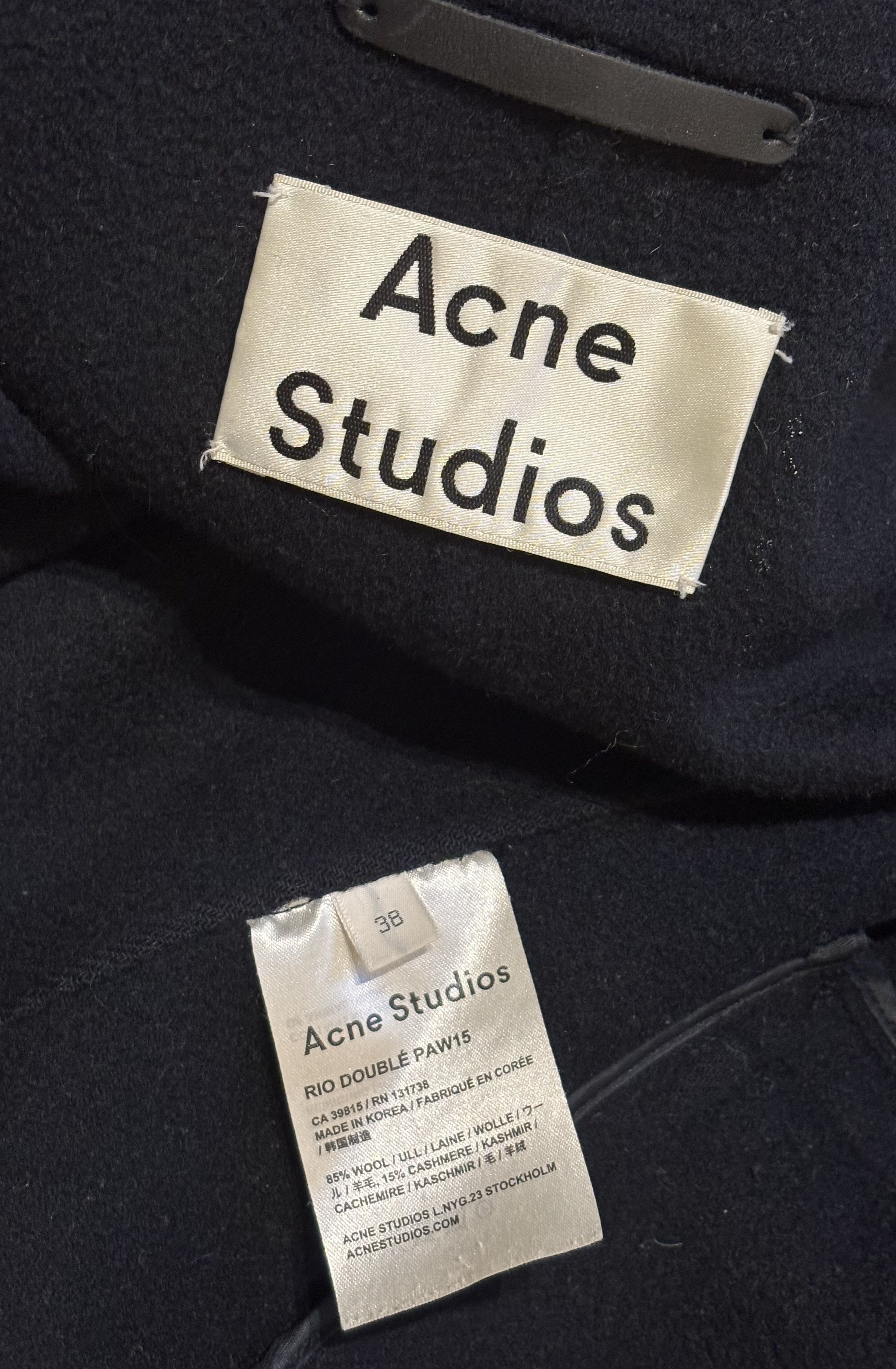 Acne Studios Acne Studios coat size 38 Rio Double Paw15 Size XS / US 0-2 / IT 36-38 - 13 Thumbnail