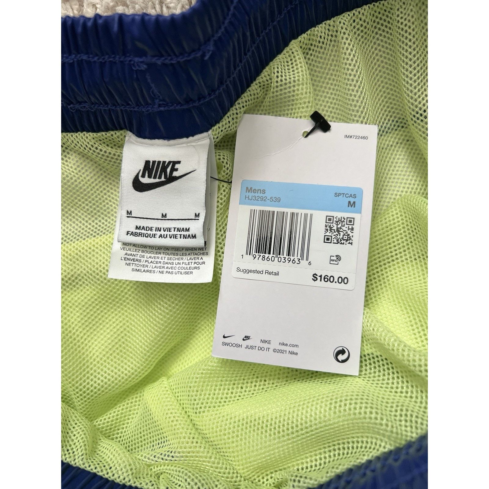 Nike Nike Project F.R.O.G. Track Pants Deep Night/Lemon Size US 28 / EU 44 - 8 Thumbnail