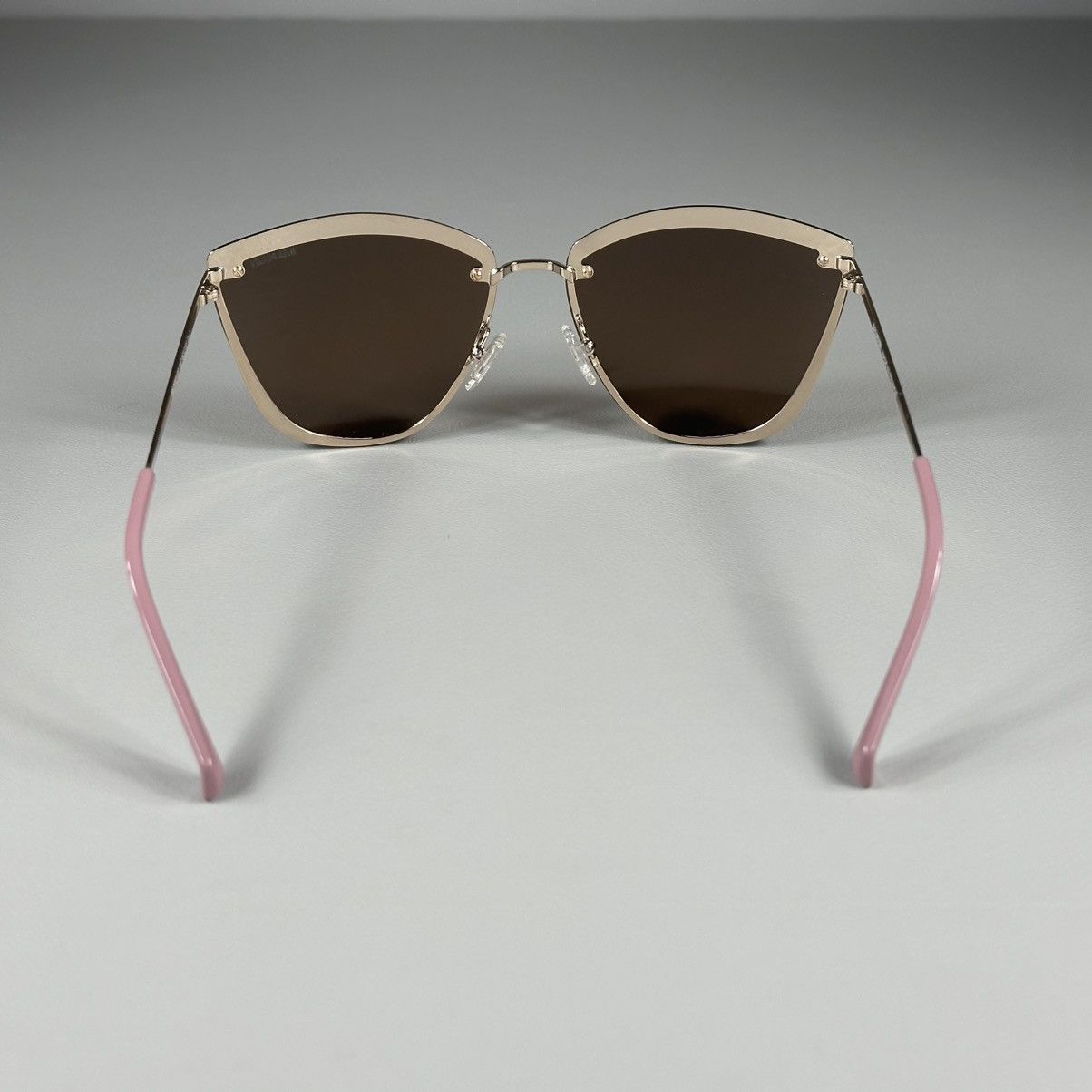 Balmain Balmain BL2530 03 Cat Eye Pink / Gold Frame Sunglasses Size ONE SIZE - 5 Thumbnail