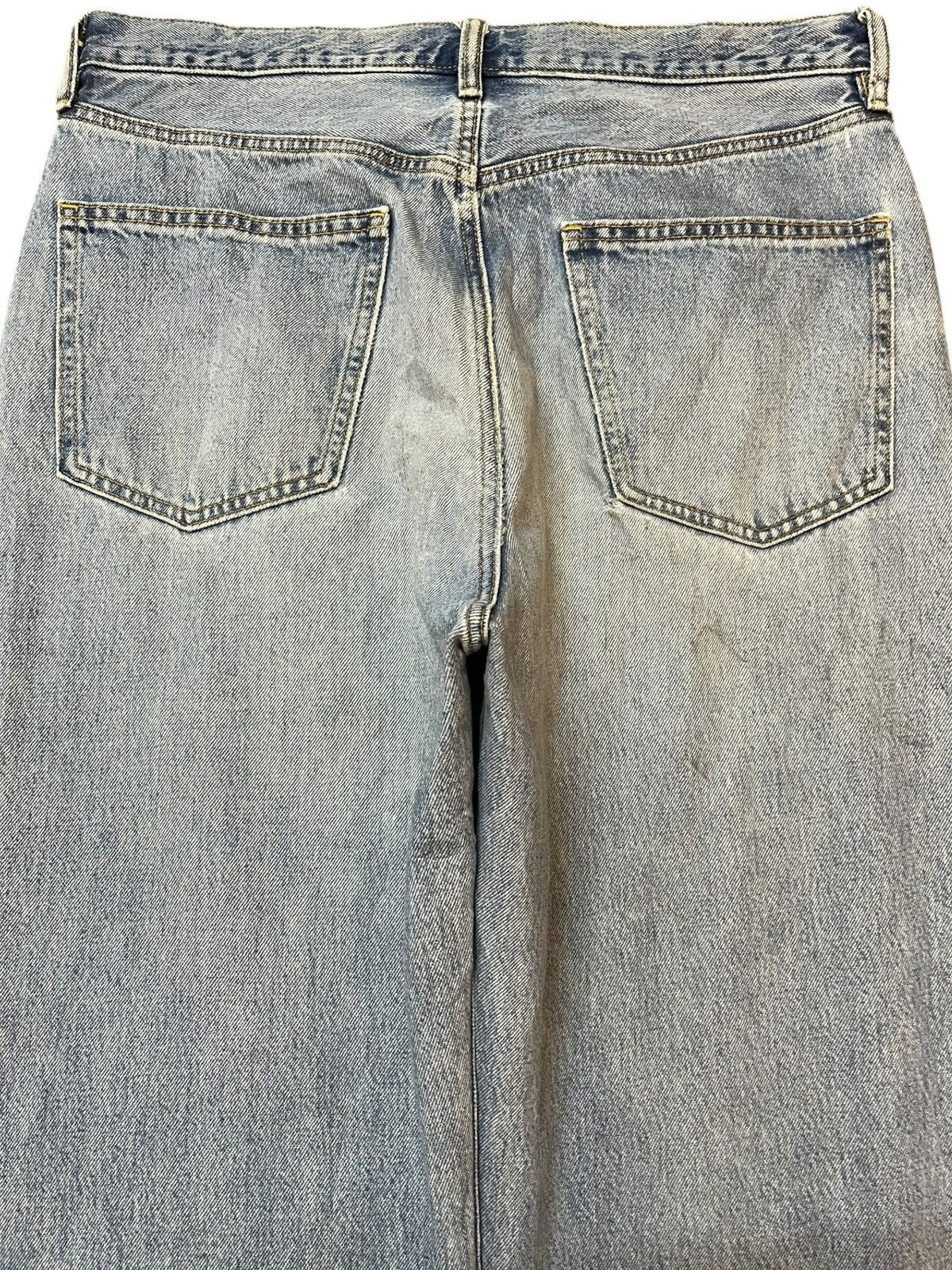 GU Vintage GU Baggy Wide Leg Denim Size US 34 / EU 50 - 6 Thumbnail