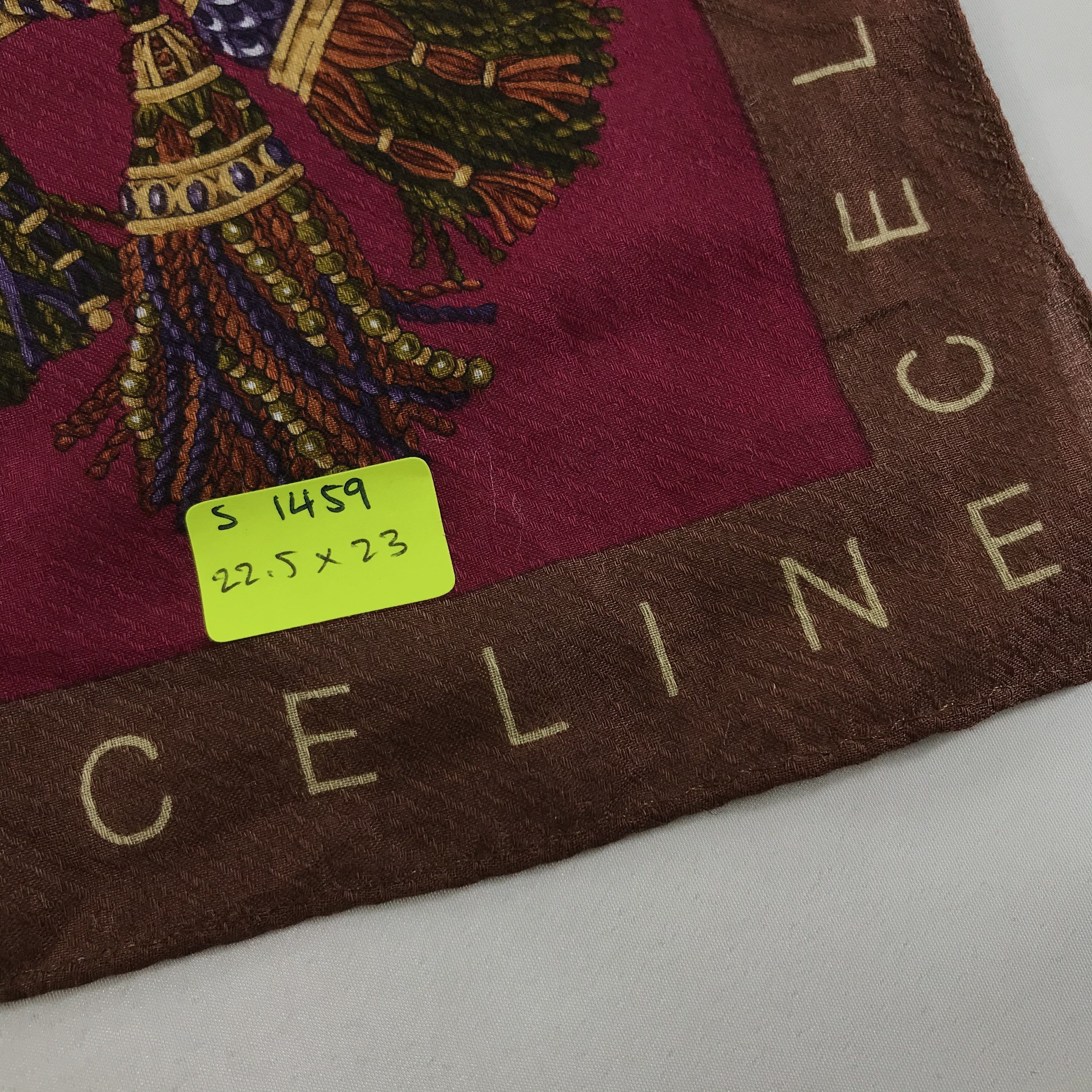 Celine × Vintage Celine Bandana / Handkerchief / Neckerchief - S1459 Size ONE SIZE - 5 Thumbnail
