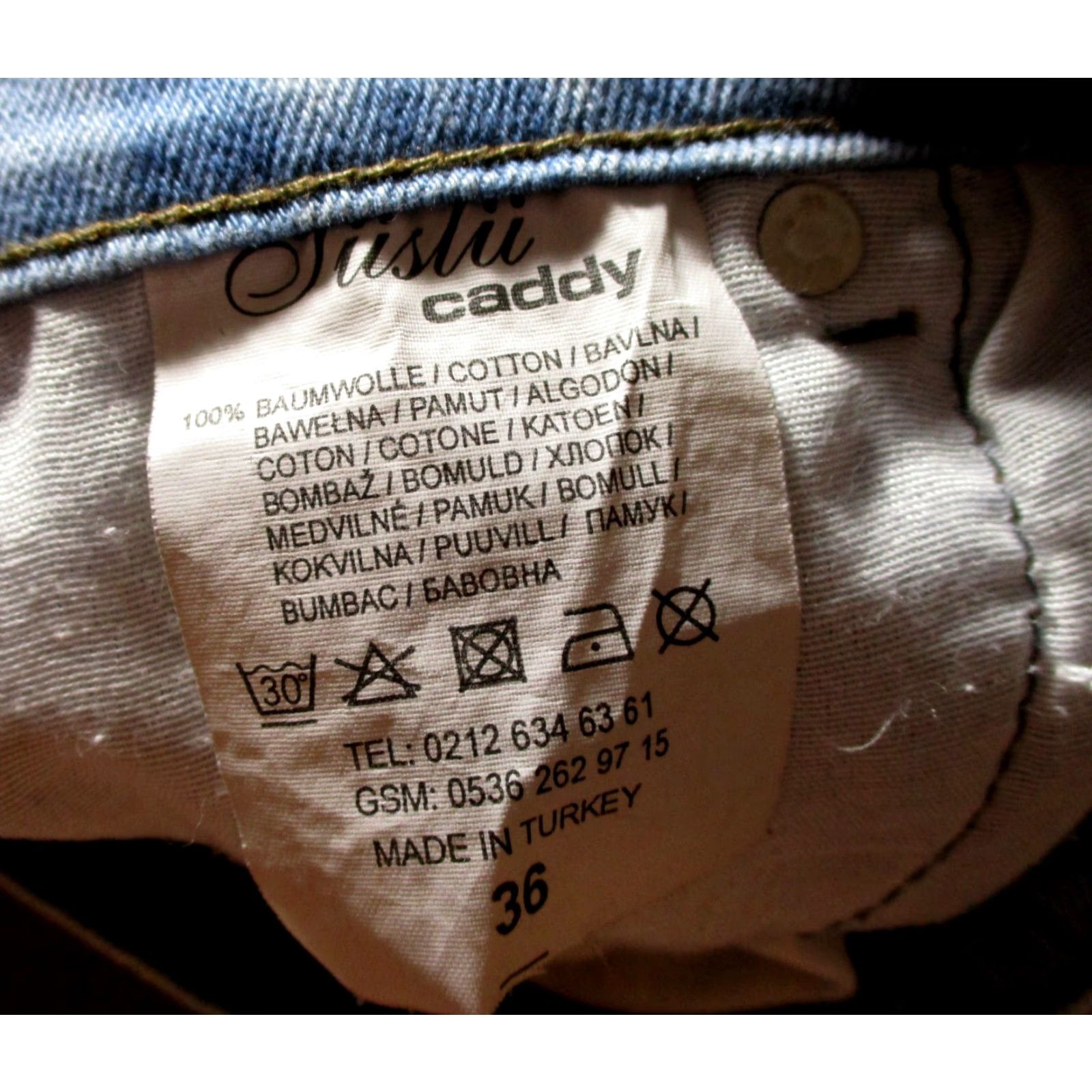 Denime Jiislii Caddy Denim Shorts Women 32 Blue Cotton 12" Size 24" / US 00 / IT 34 - 4 Thumbnail