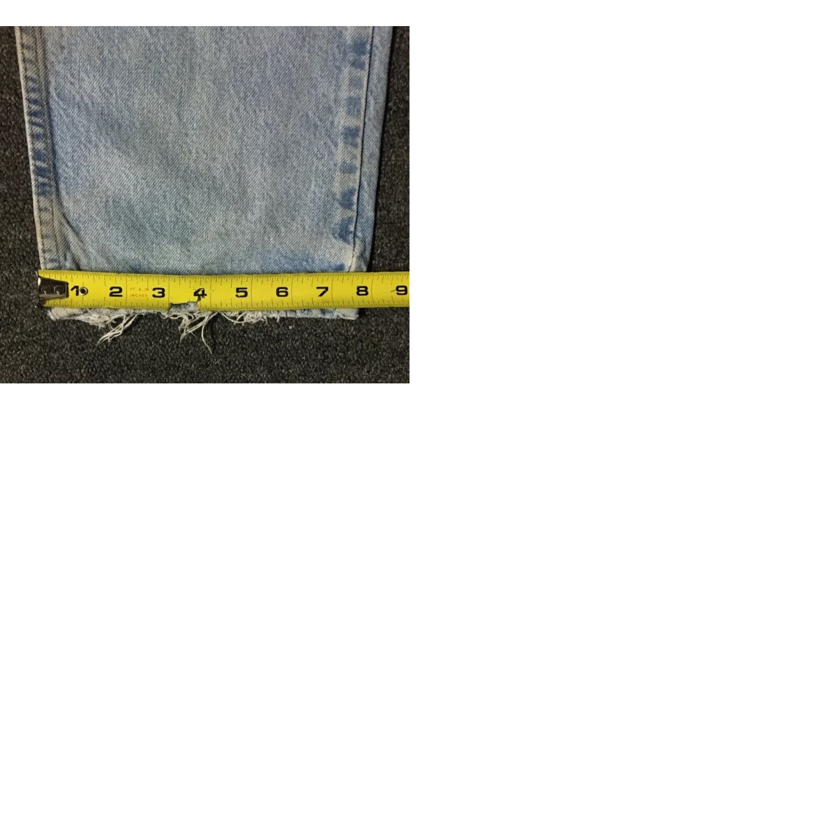 Carhartt Vtg 90s Carhartt Thrashed Faded Distress Jeans 40 Work Biker Grunge Skate Punk Size US 40 / EU 56 - 9 Thumbnail