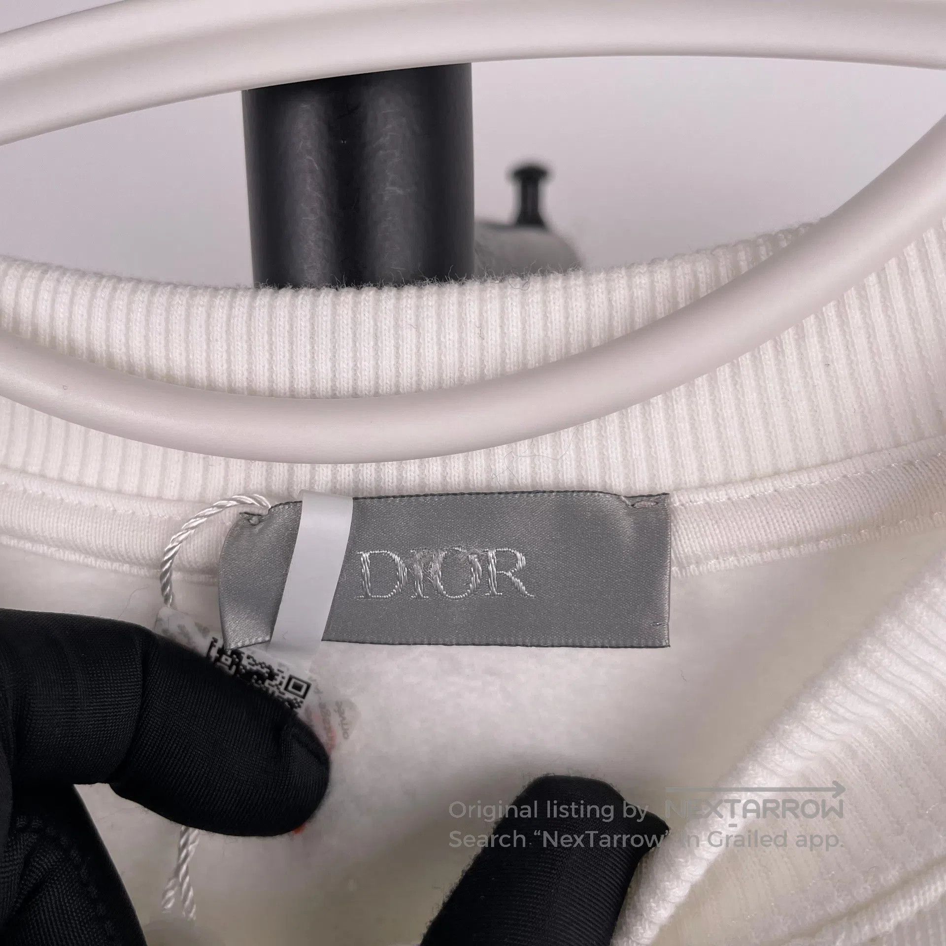 Dior Dior White logo letter embroidered sweatshirt size M| Size US M / EU 48-50 / 2 - 5 Thumbnail