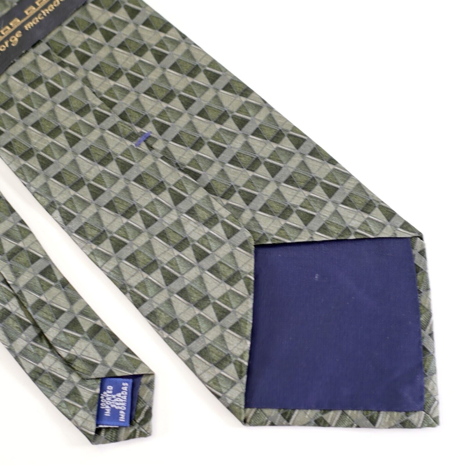 Zylos George Machado George Machado Zylos Gold Geometric Print Green Short Wide S Size ONE SIZE - 5 Thumbnail