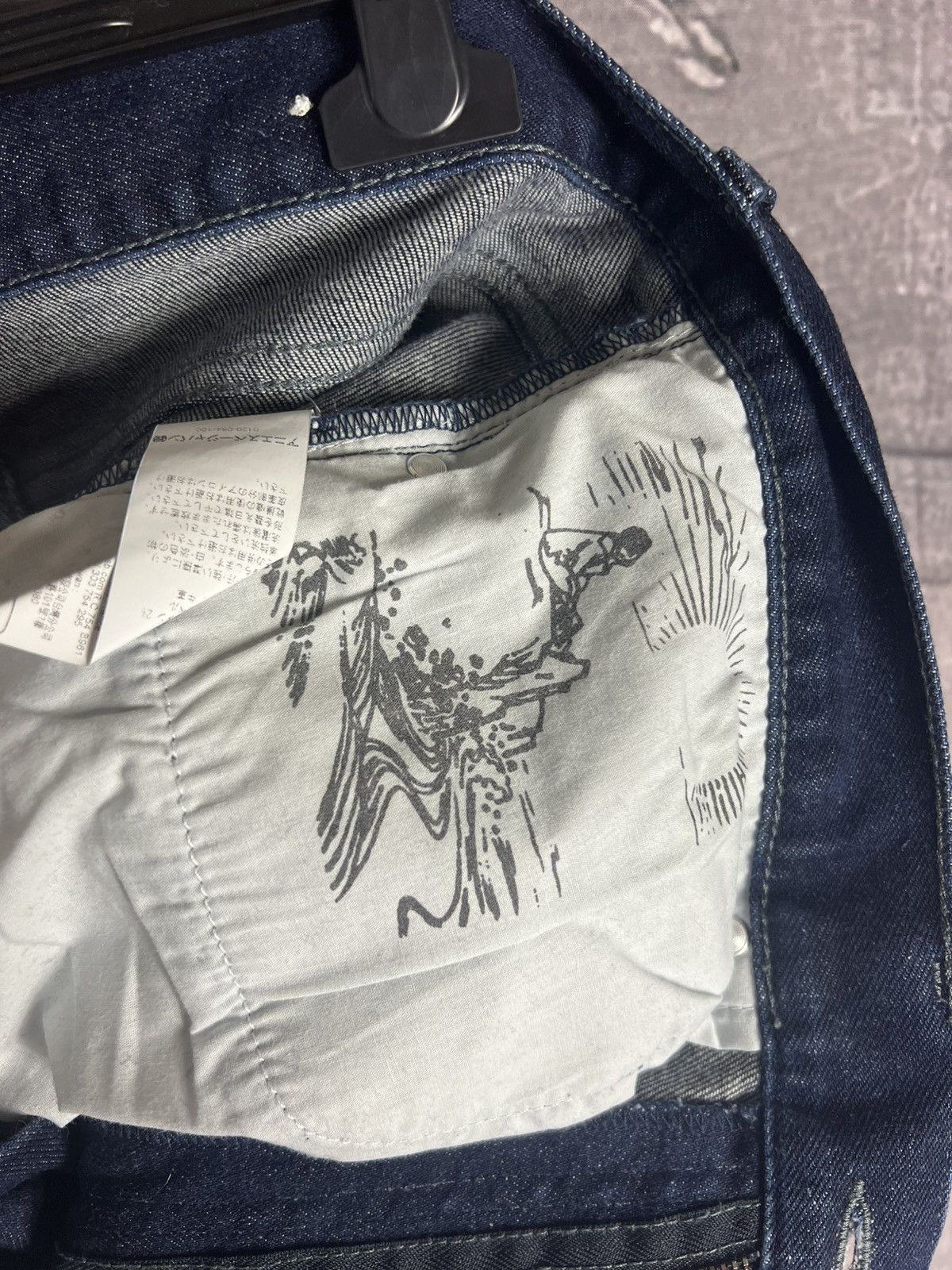 agnes b. Agnes B. Indigo Denim Jeans Size US 32 / EU 48 - 10 Thumbnail
