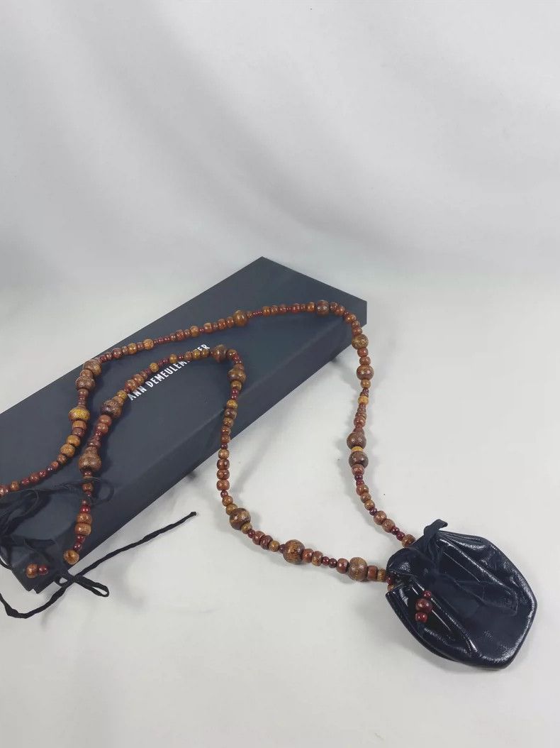 Ann Demeulemeester Ann Demeulemeester Mini Leather Bag Necklace-dmc Size ONE SIZE - 1 Thumbnail