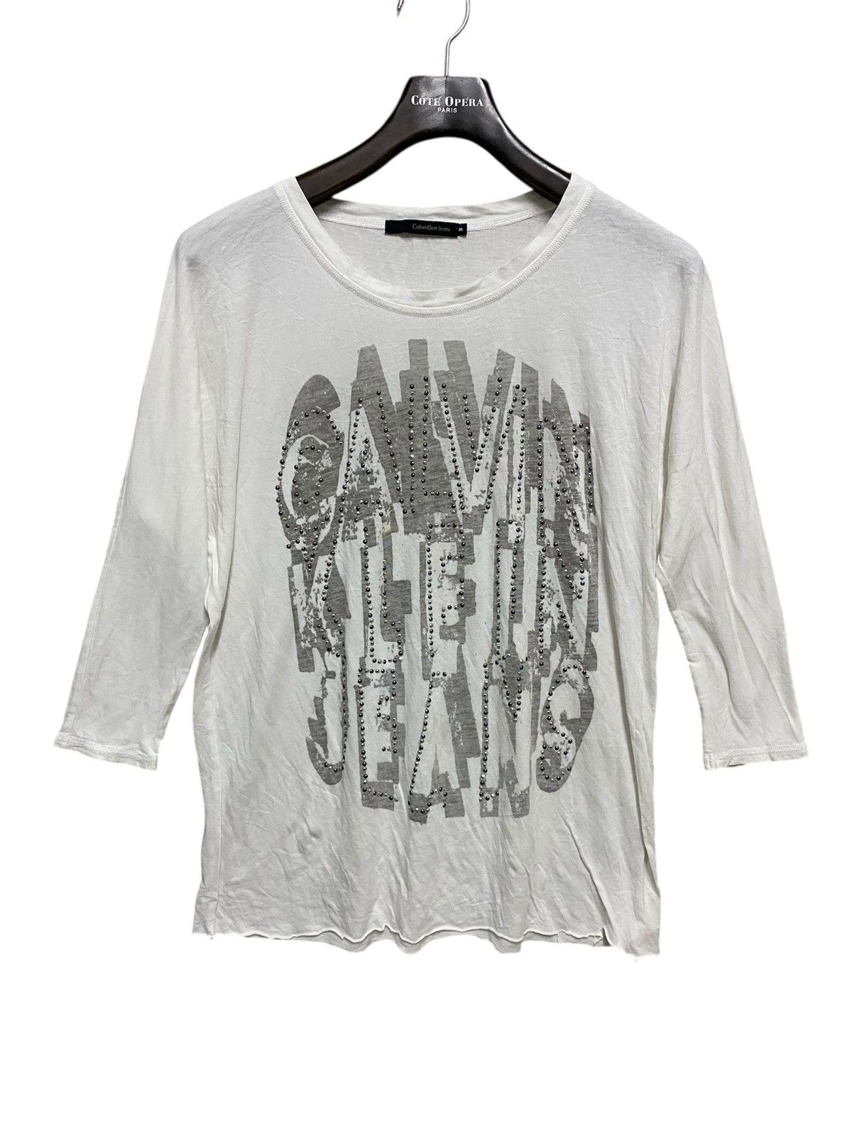 Calvin Klein Calvin klein jeans T shirt long sleeves very rare Size US M / EU 48-50 / 2 - 1 Thumbnail