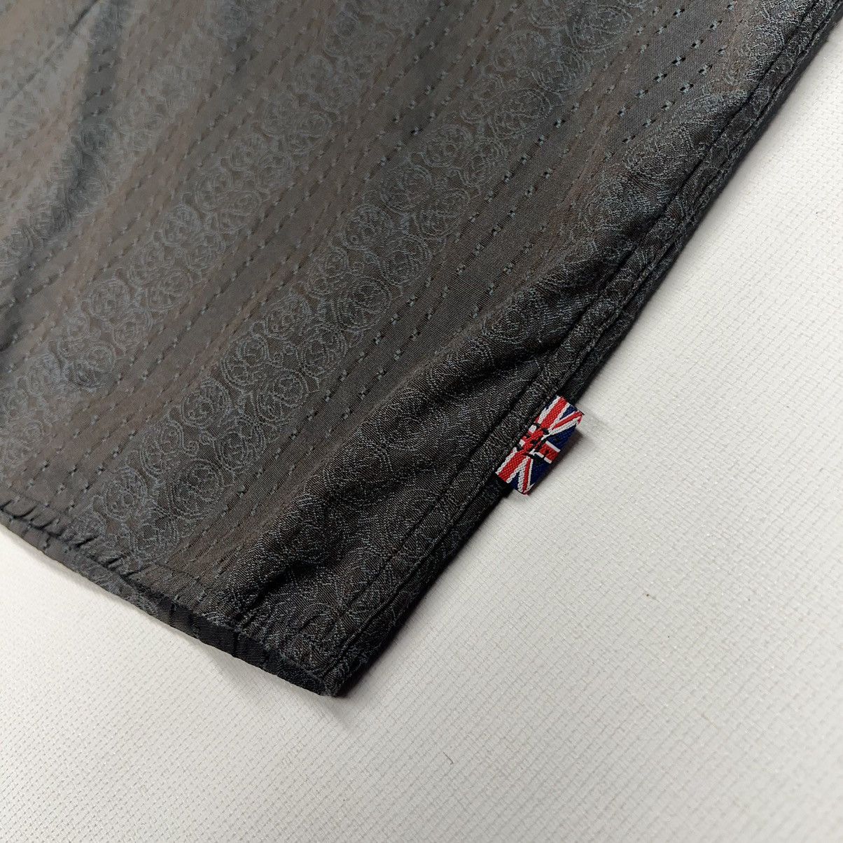 English Laundry English Laundry Christopher Wicks Shirt Brown Embroidered Size US XXL / EU 58 / 5 - 3 Thumbnail