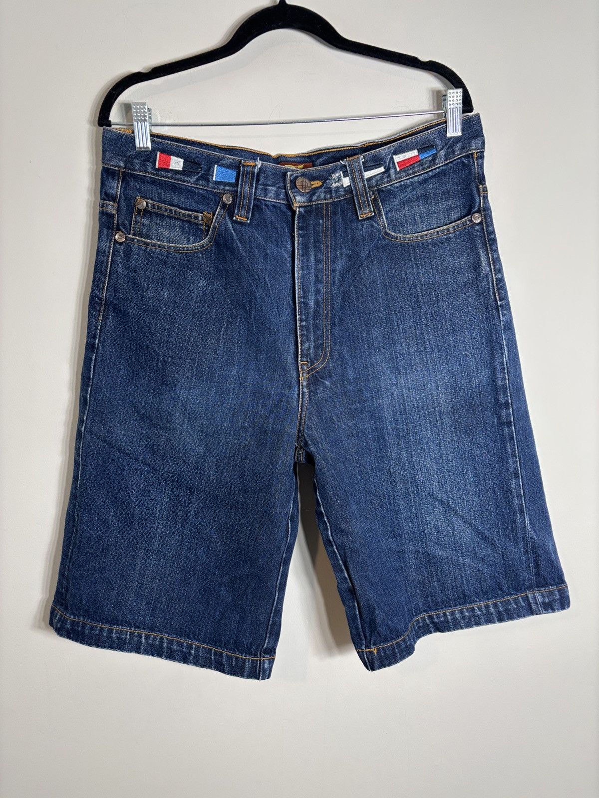 Vintage Rich Yung Denim Jean Shorts 34” Loose Size US 34 / EU 50 - 1 Thumbnail