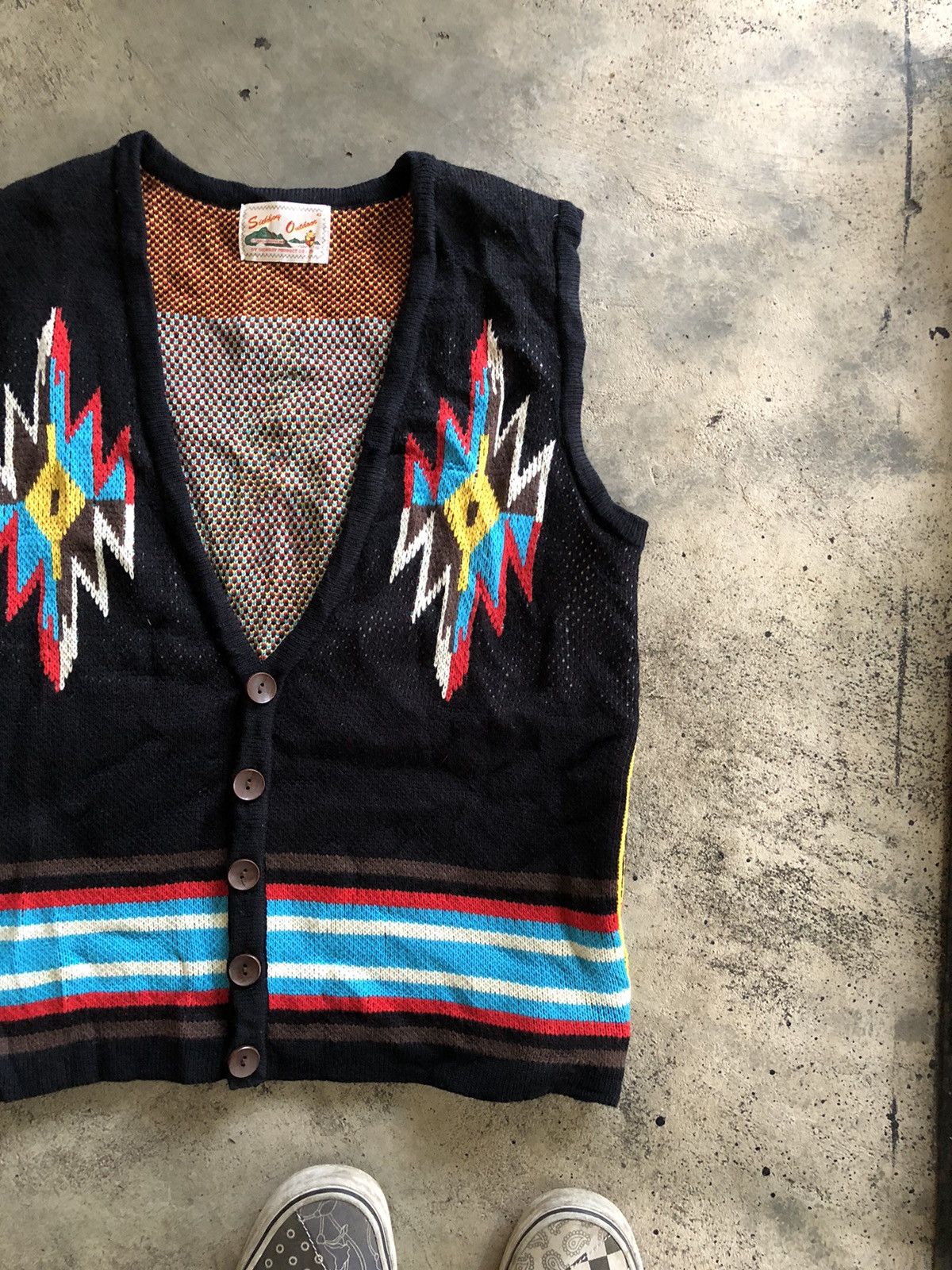 Native × Vintage VINTAGE SICKBOY NATIVE NAVAJO VEST Size US M / EU 48-50 / 2 - 3 Thumbnail