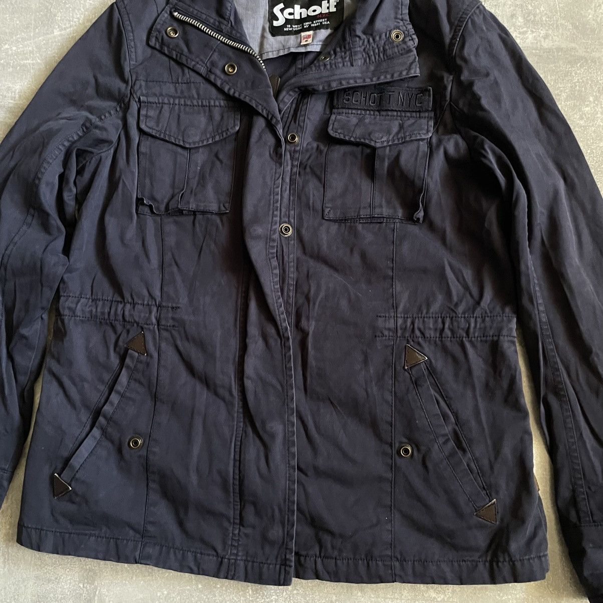 Schott Rare Schott NYC Biker Jacket military bomber army ma old Size US S / EU 44-46 / 1 - 3 Thumbnail