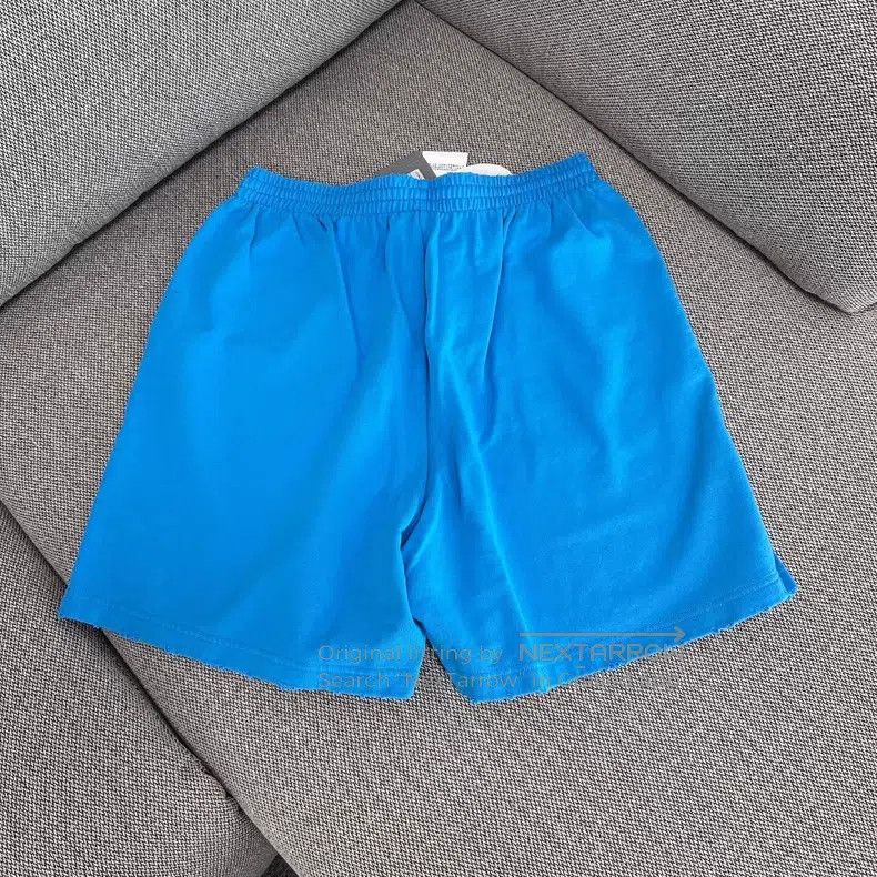 Balenciaga Balenciaga size S Blue Cola Printed Short Pants Size US 27 - 2 Thumbnail