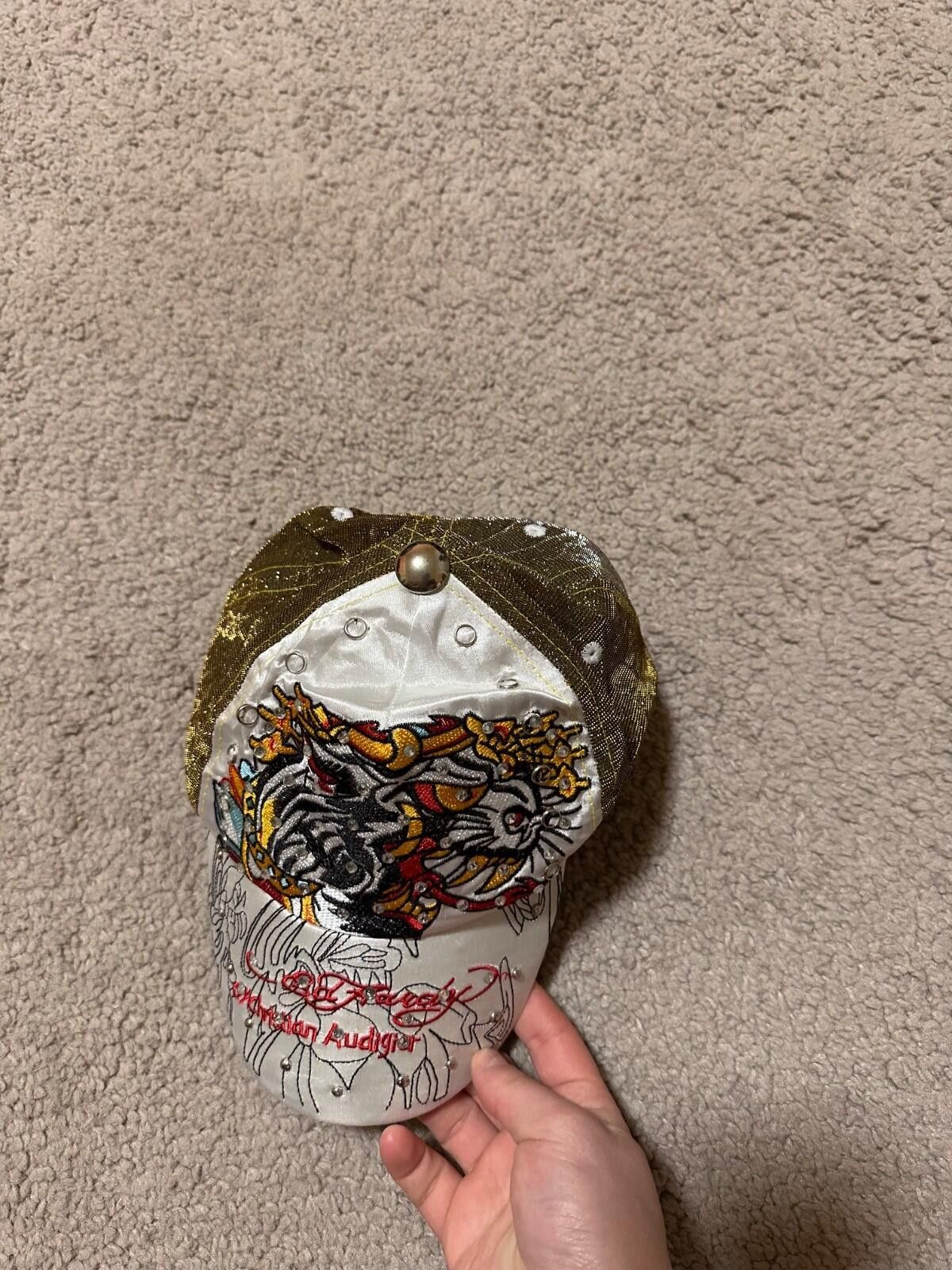 Ed Hardy Vintage Ed Hardy Tiger Dragon Trucker Hat Snap Back Y2K Size ONE SIZE - 5 Thumbnail