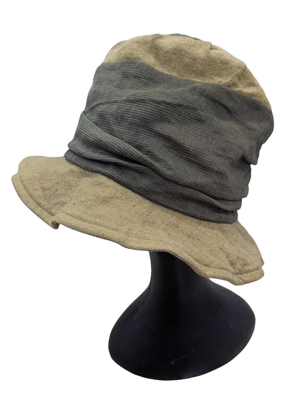 CA4LA YOHJI YAMAMOTO BEIGE MULTIPLE LAYER CA4LA BUCKET HAT Size ONE SIZE - 4 Thumbnail
