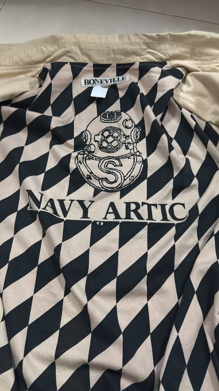 Boneville vintage 80s BONEVILLE Navy Artic by MASSIMO OSTI Parkas Size US M / EU 48-50 / 2 - 2 Thumbnail