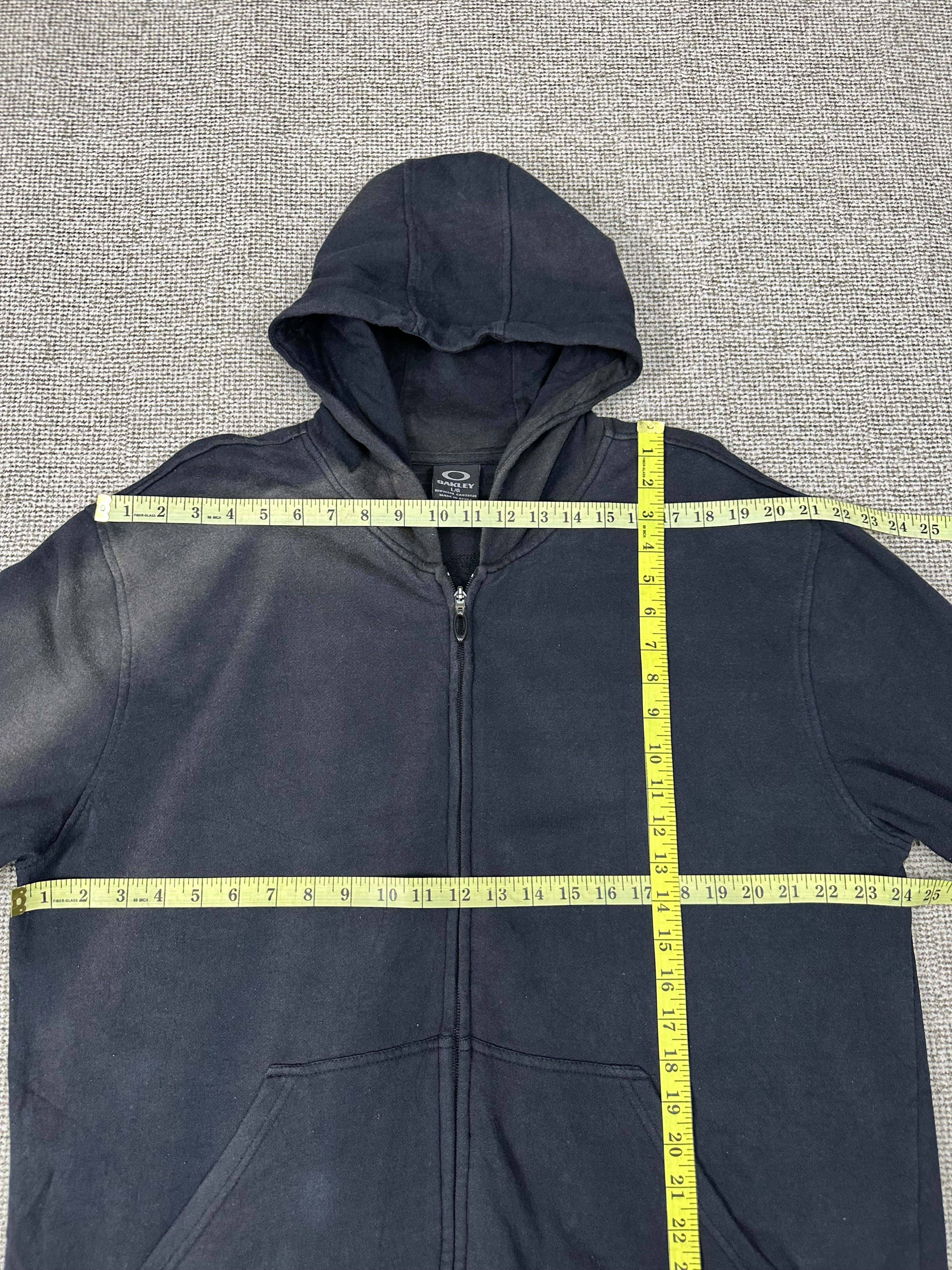 Oakley Vintage Oakley Sunfaded Zipper Hoodie Z441 Size US L / EU 52-54 / 3 - 7 Thumbnail