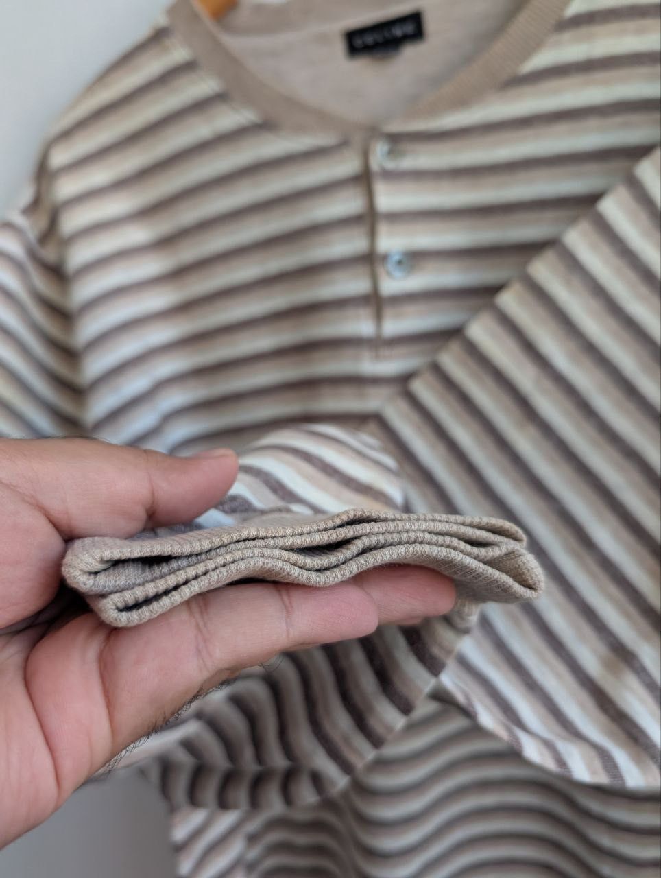 Celine vintage CELINE stripe stripes long sleeve pocket Size US L / EU 52-54 / 3 - 8 Thumbnail