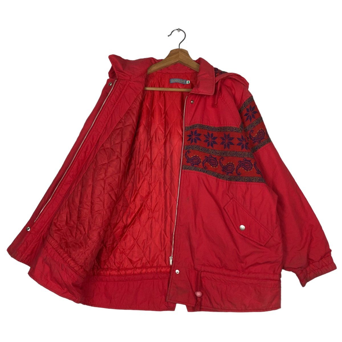 Japanese Brand 🔥Rich Red Chore Work Jacket Simple Life Navajo Issey Miyake Size US M / EU 48-50 / 2 - 12 Thumbnail