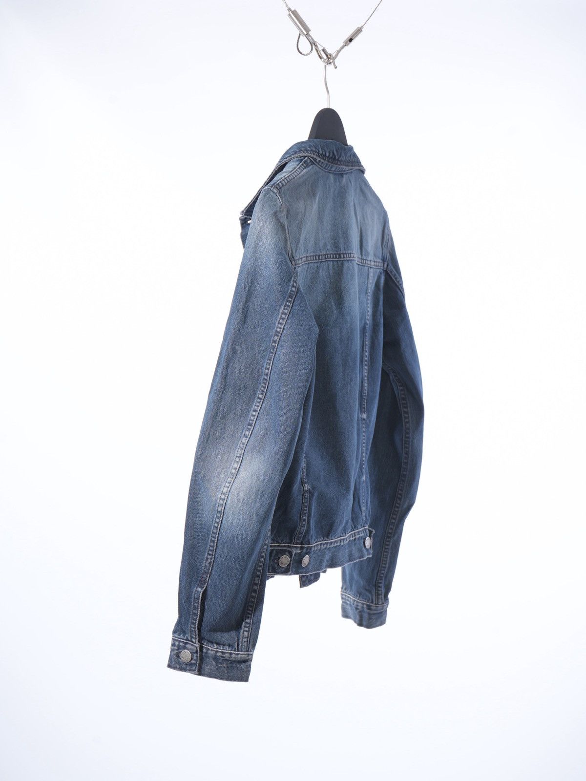Nudie Jeans Nudie Jeans Terry Dusty Blue Black Denim Jacket Size US M / EU 48-50 / 2 - 9 Thumbnail