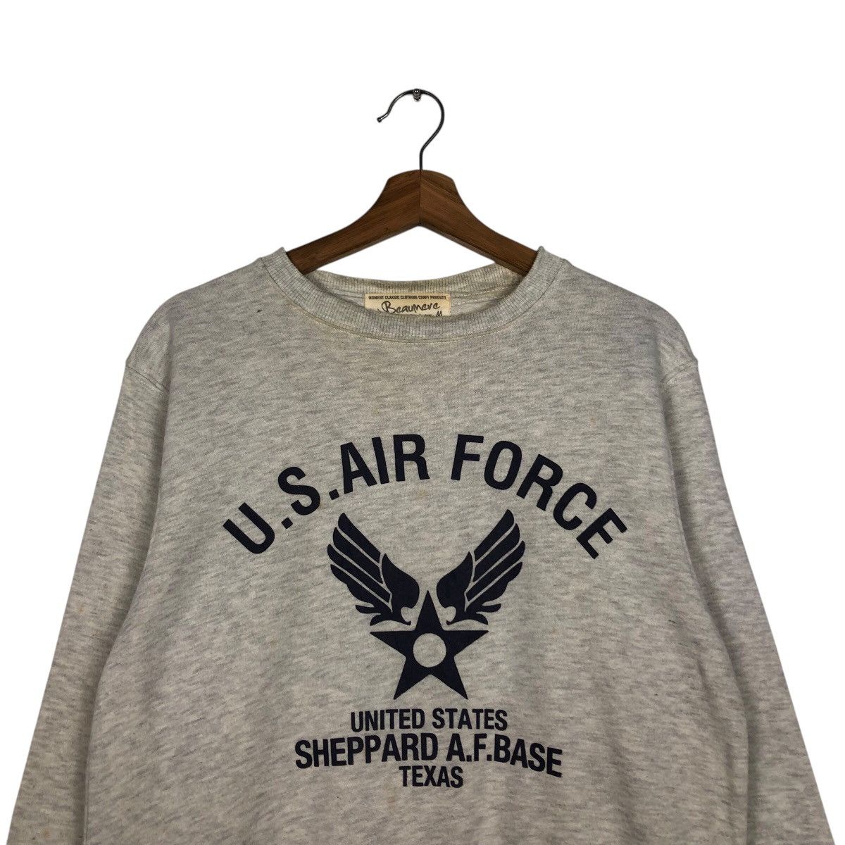 Japanese Brand 📌Vintage Sweatshirt U.S Air Force Big Logo Spell Out Size US M / EU 48-50 / 2 - 4 Thumbnail