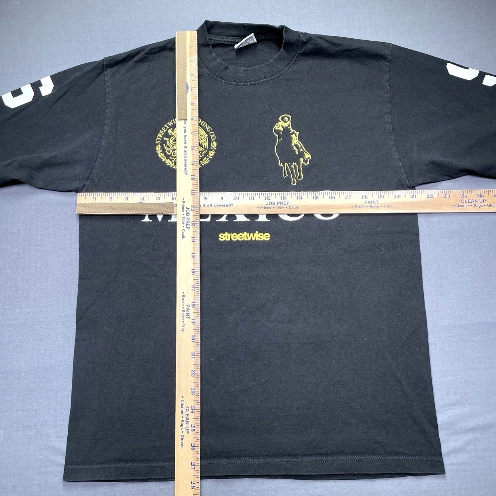 Ralph Lauren VINTAGE Streetwise Shirt Men’s L Black Narco Polo Chicano Streetwear Ralph Lauren Parody Graphic Tee Mens Size US L / EU 52-54 / 3 - 4 Thumbnail