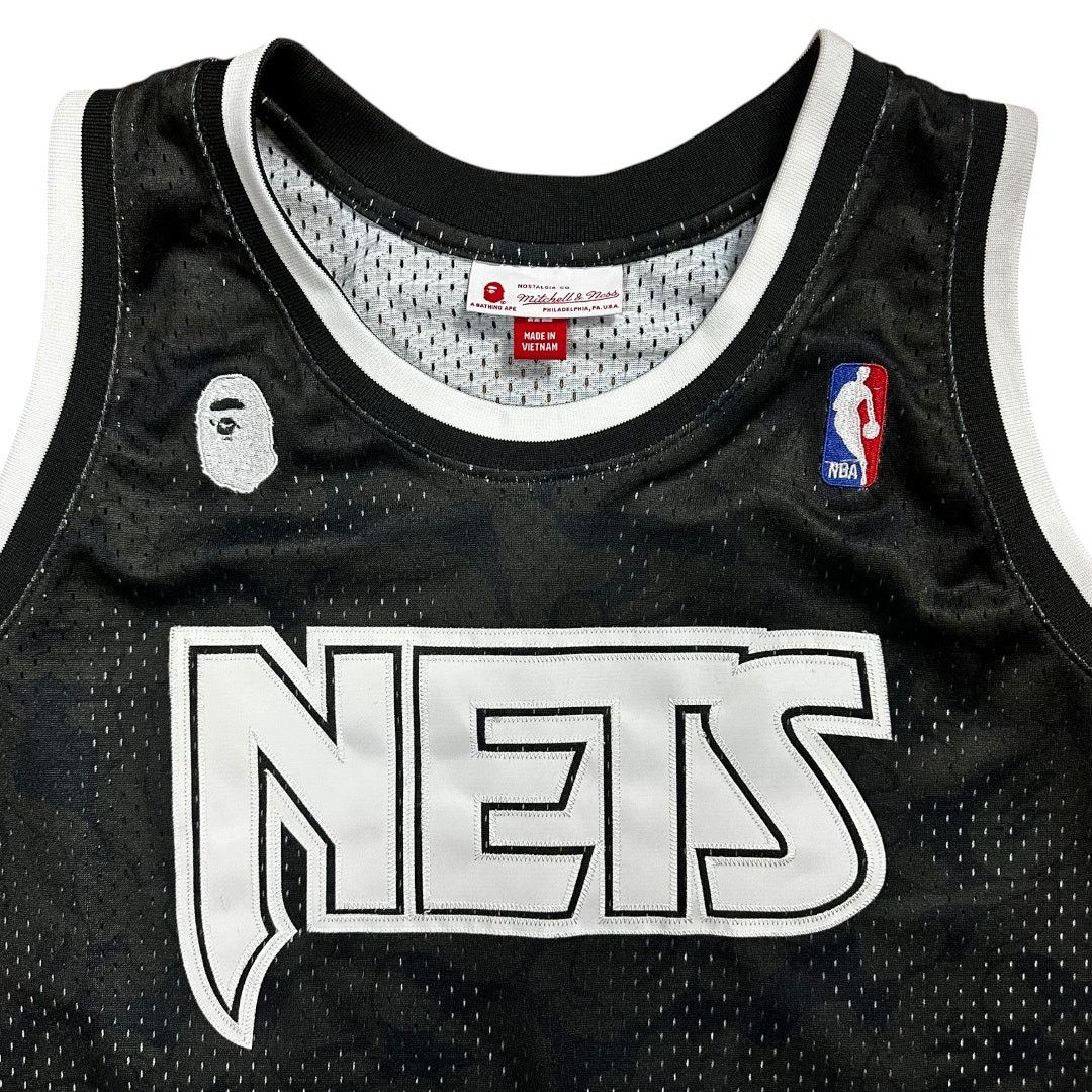 Bape XL Bape Brooklyn Nets Throwback Basketball Jersey Size US XL / EU 56 / 4 - 2 Thumbnail
