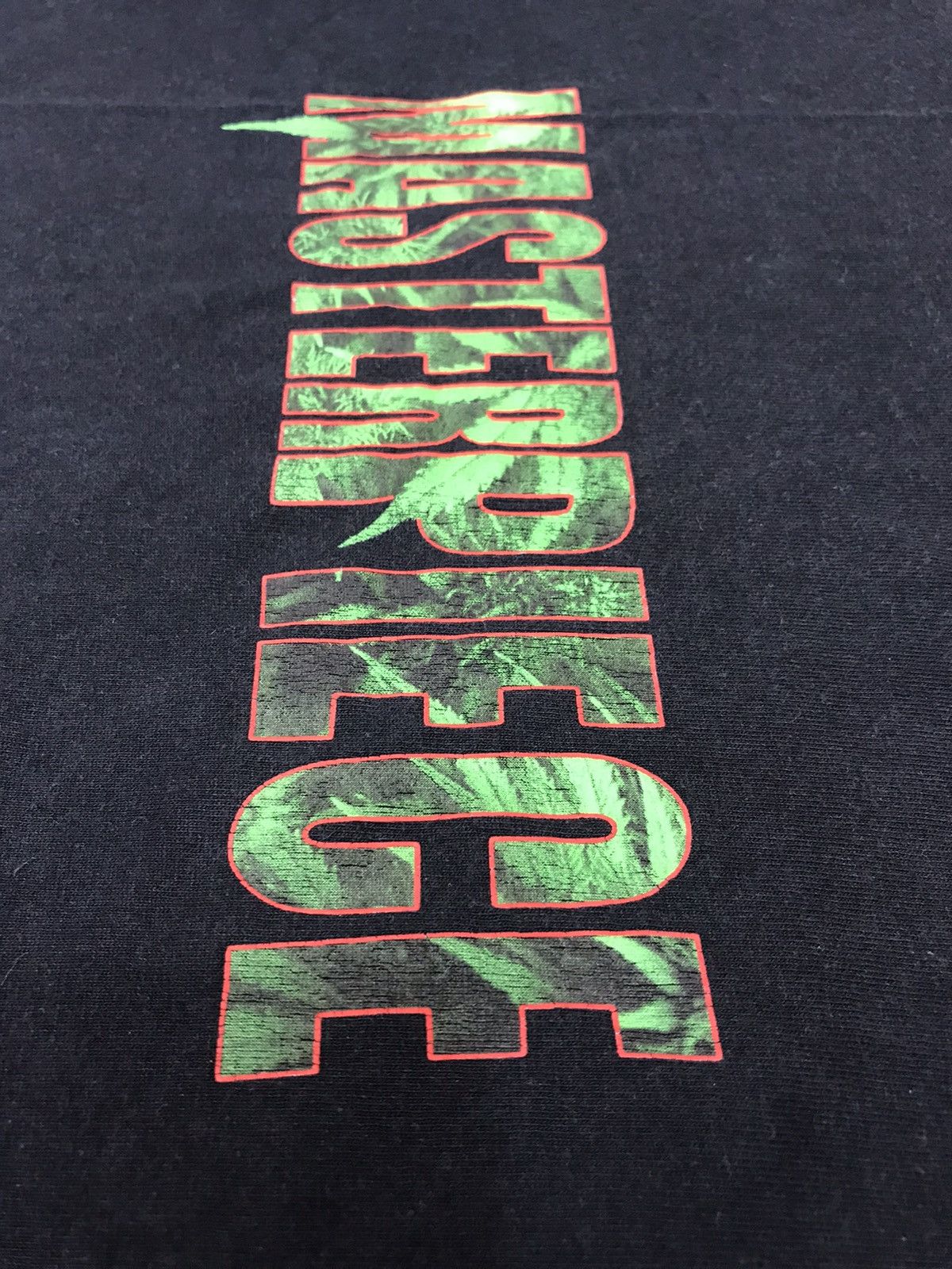 Japanese Brand MASTERPIECE Japan Marijuana Spell Out Shirt Size US M / EU 48-50 / 2 - 2 Thumbnail