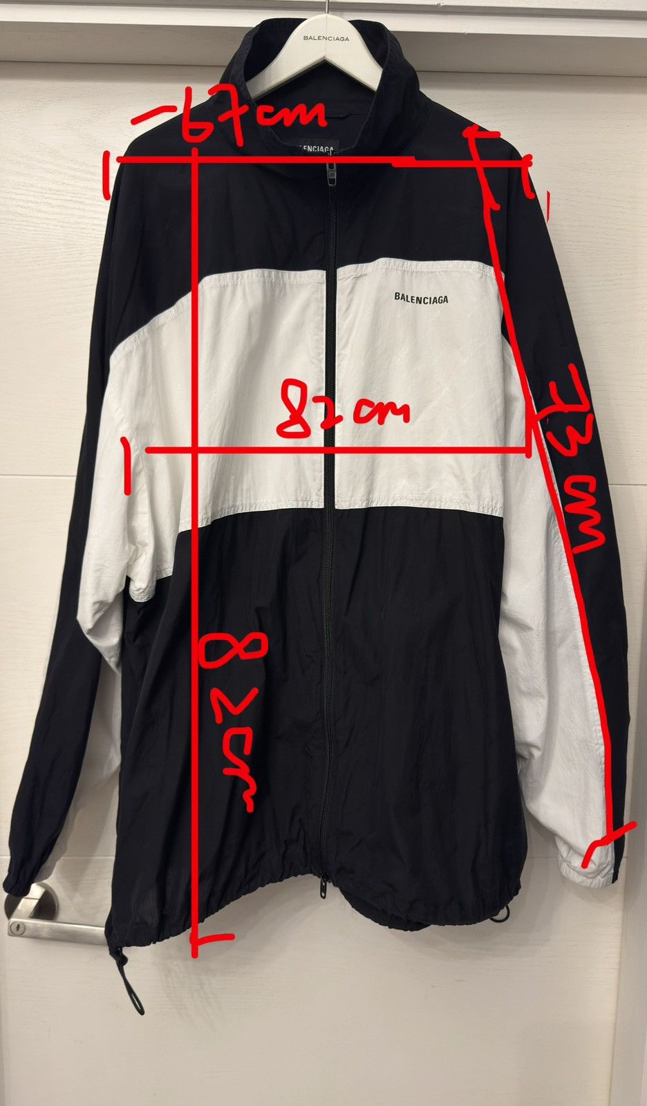 Balenciaga Balenciaga zip up track jacket size 50 Size US L / EU 52-54 / 3 - 13 Thumbnail