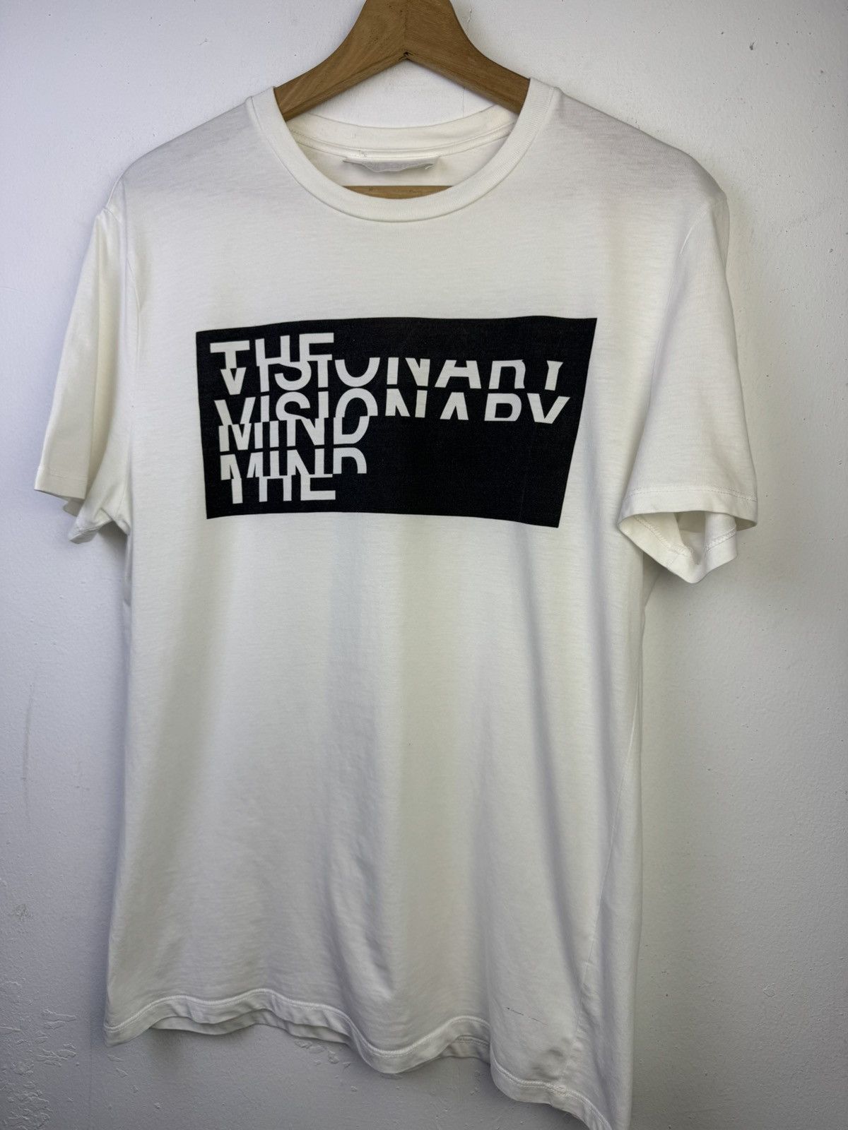 Neil Barrett Neil Barrett Visionary Mind Tee White Size US M / EU 48-50 / 2 - 3 Thumbnail