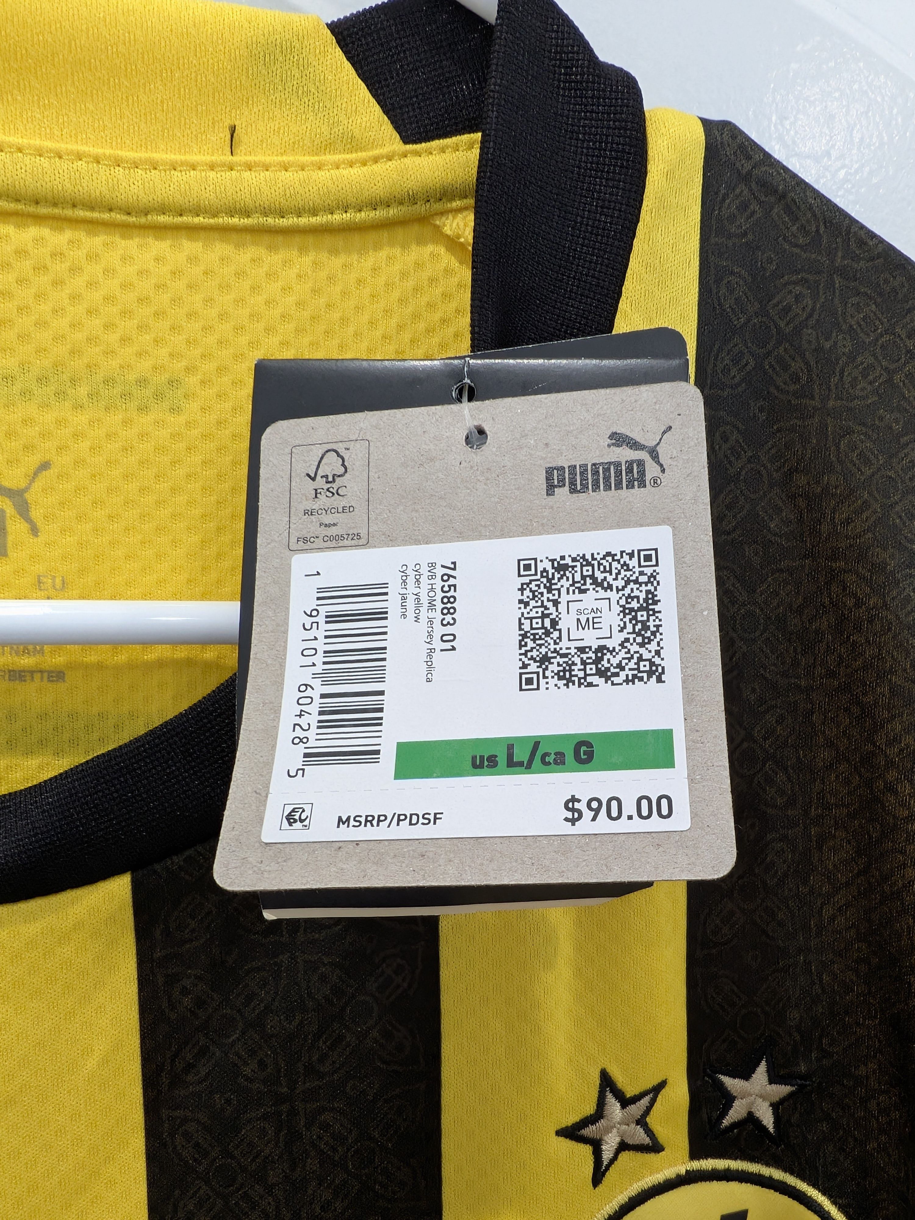 Puma 22/23 Borussia Dortmund Home Jersey Size US L / EU 52-54 / 3 - 5 Thumbnail