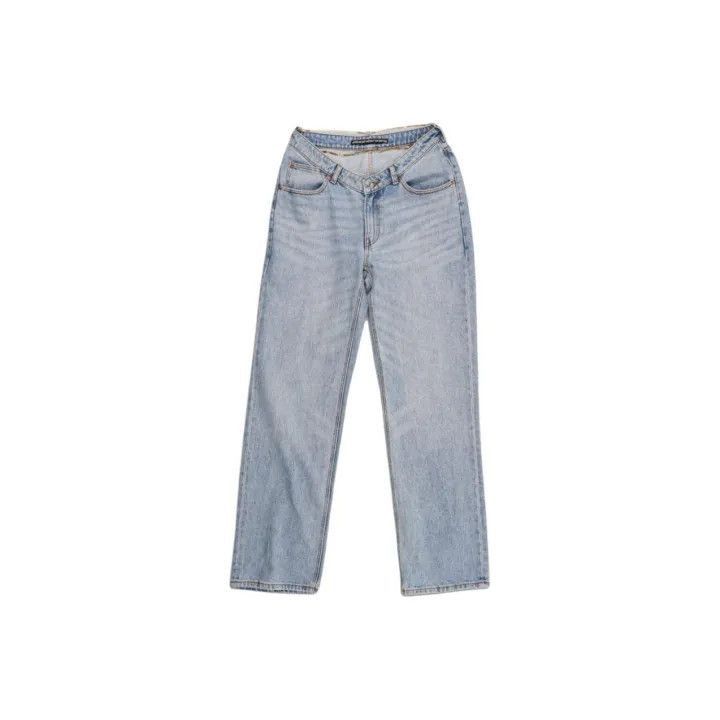 Alexander Wang Alexander Wang Blue Relaxed Fit Denim Pants - Size 25" / US 0 / IT 36 - 1 Thumbnail