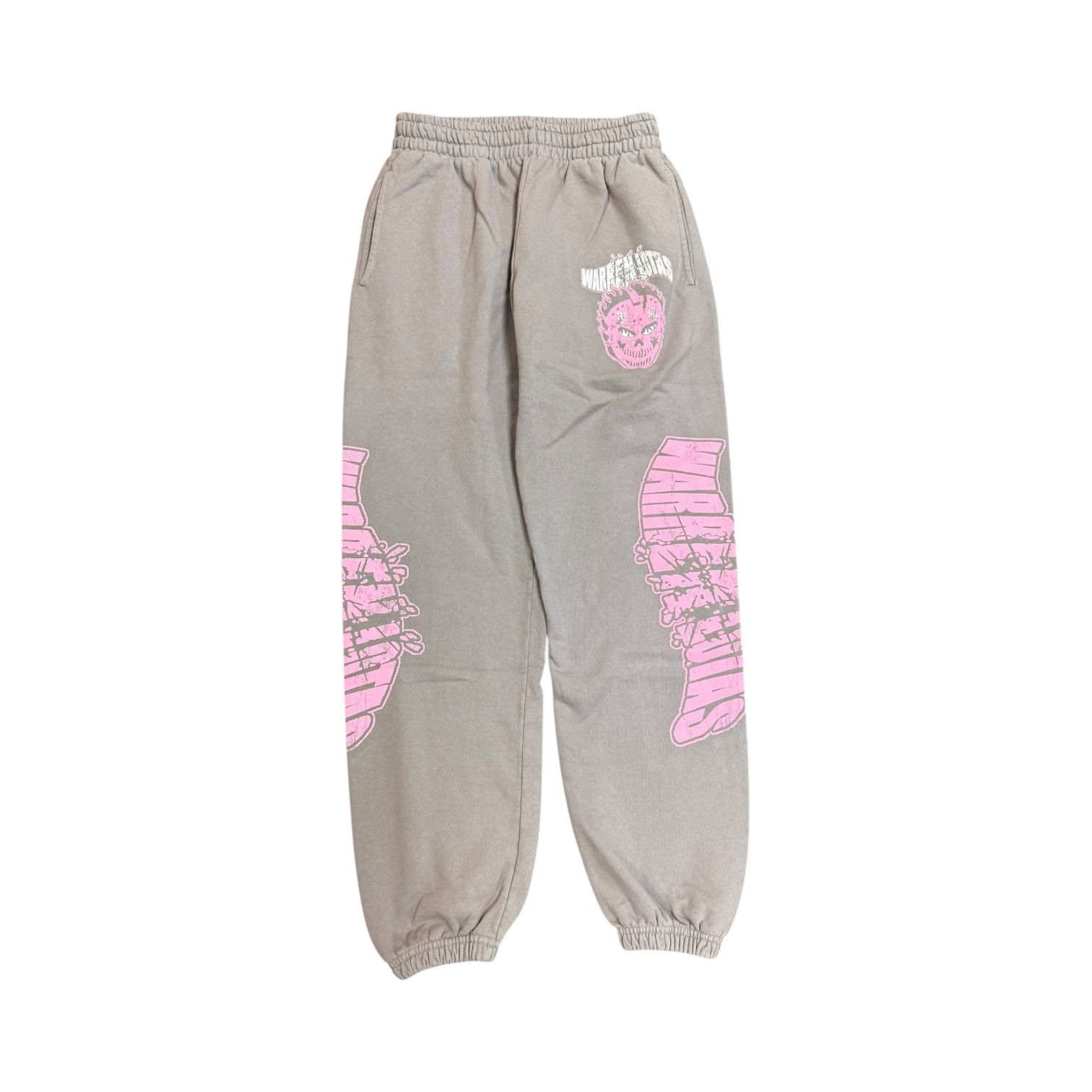 Warren Lotas Mask Logo Sweatpants Grey Pink Size US 30 / EU 46 - 1 Thumbnail