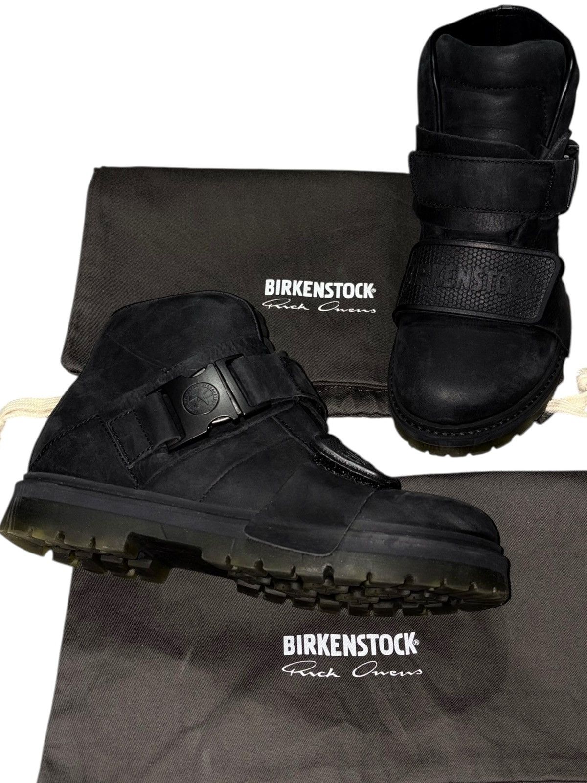 Birkenstock × Rick Owens 6.5 Rick Owens Birkenstock Hancock Rotterhiker leather boots Size US 6.5 / EU 39-40 - 2 Thumbnail