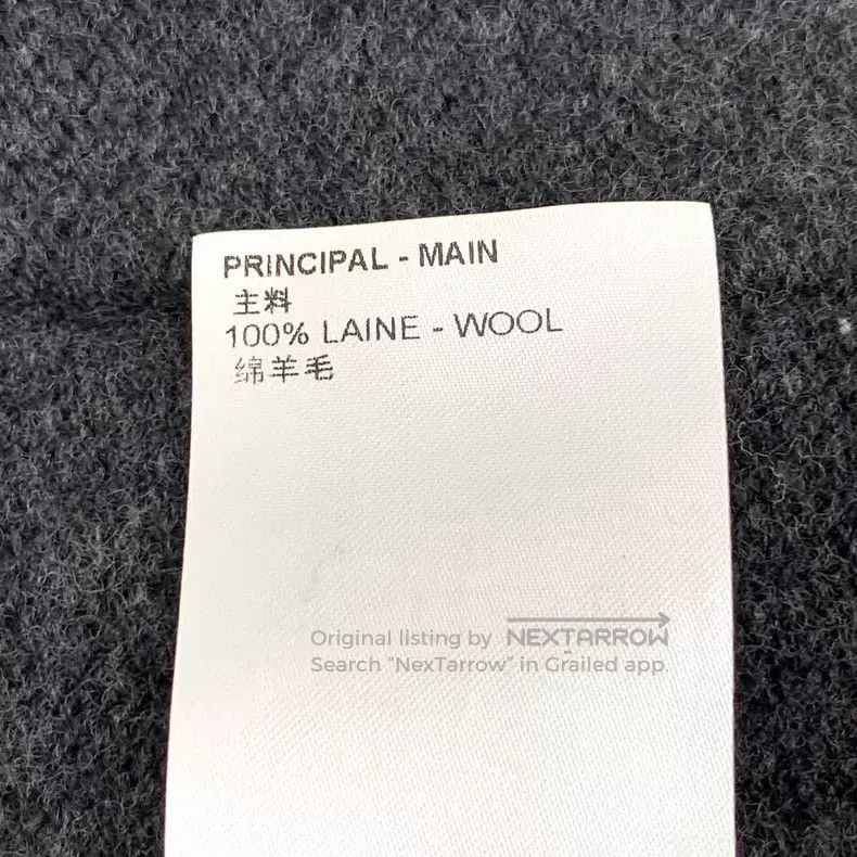 Louis Vuitton Louis Vuitton 23 Black and Grey Old Cut Sheep Wool V-Neck Size US L / EU 52-54 / 3 - 8 Thumbnail