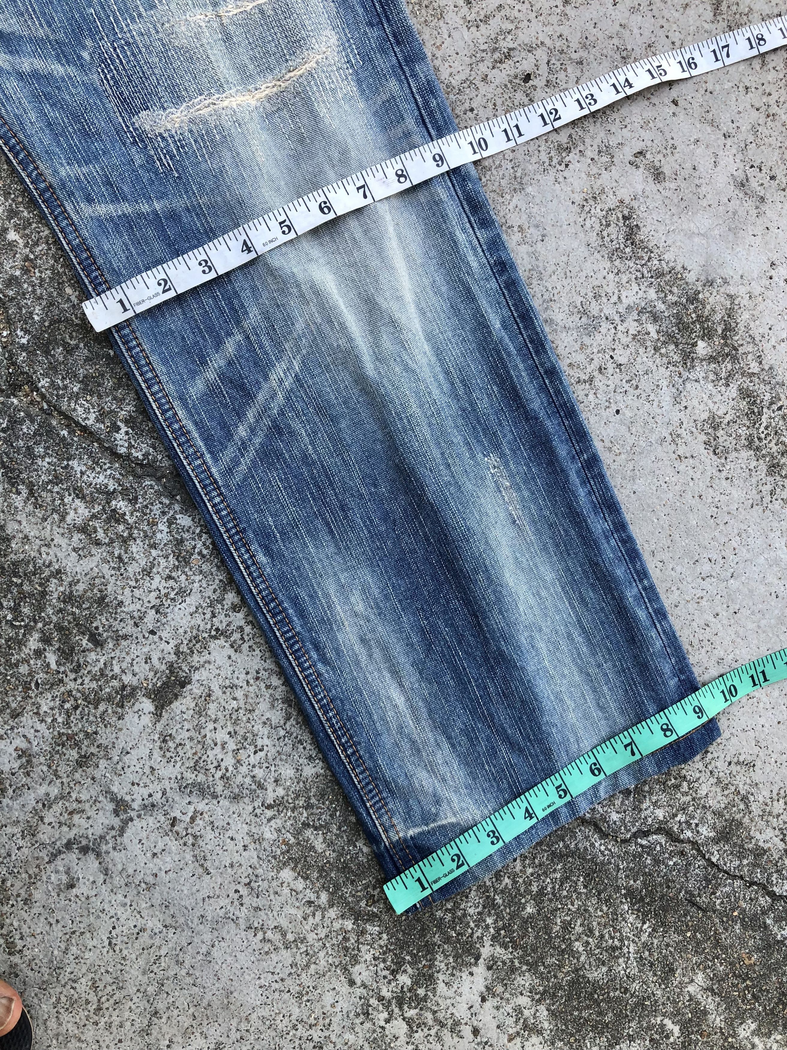 Edwin VINTAGE EDWIN BORO PATCHES JEANS Size US 35 - 9 Thumbnail