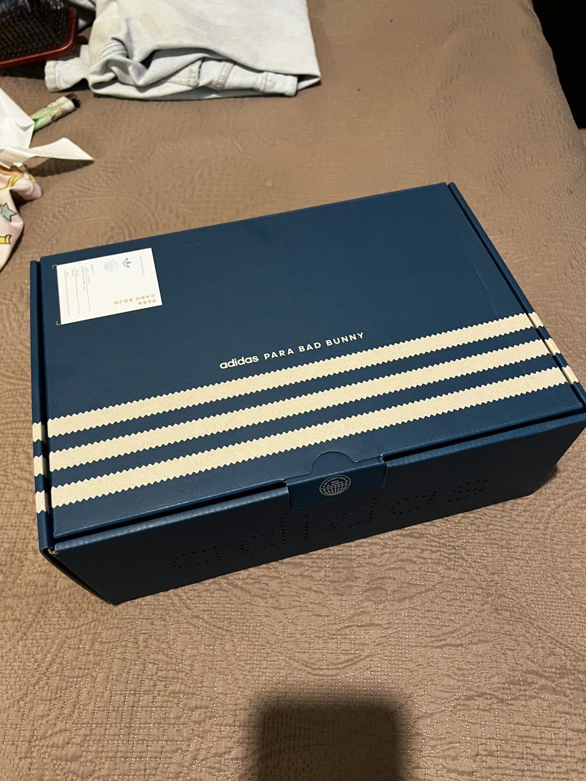 Adidas BAD BUNNY GAZELLE INDOOR CABO ROJO Size US 10.5 / EU 43-44 - 2 Thumbnail